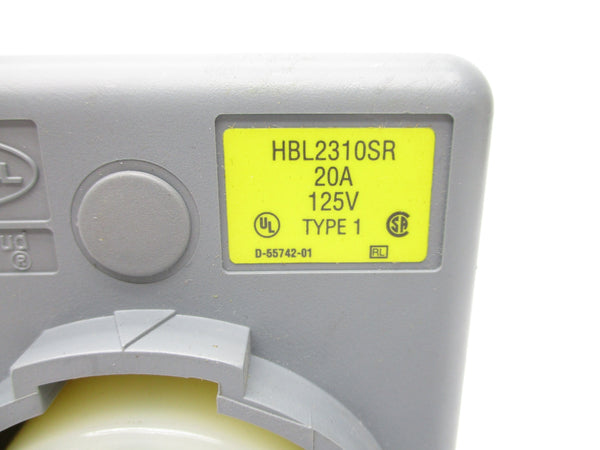 HUBBELL HBL2310SR 125V 20A NSNP