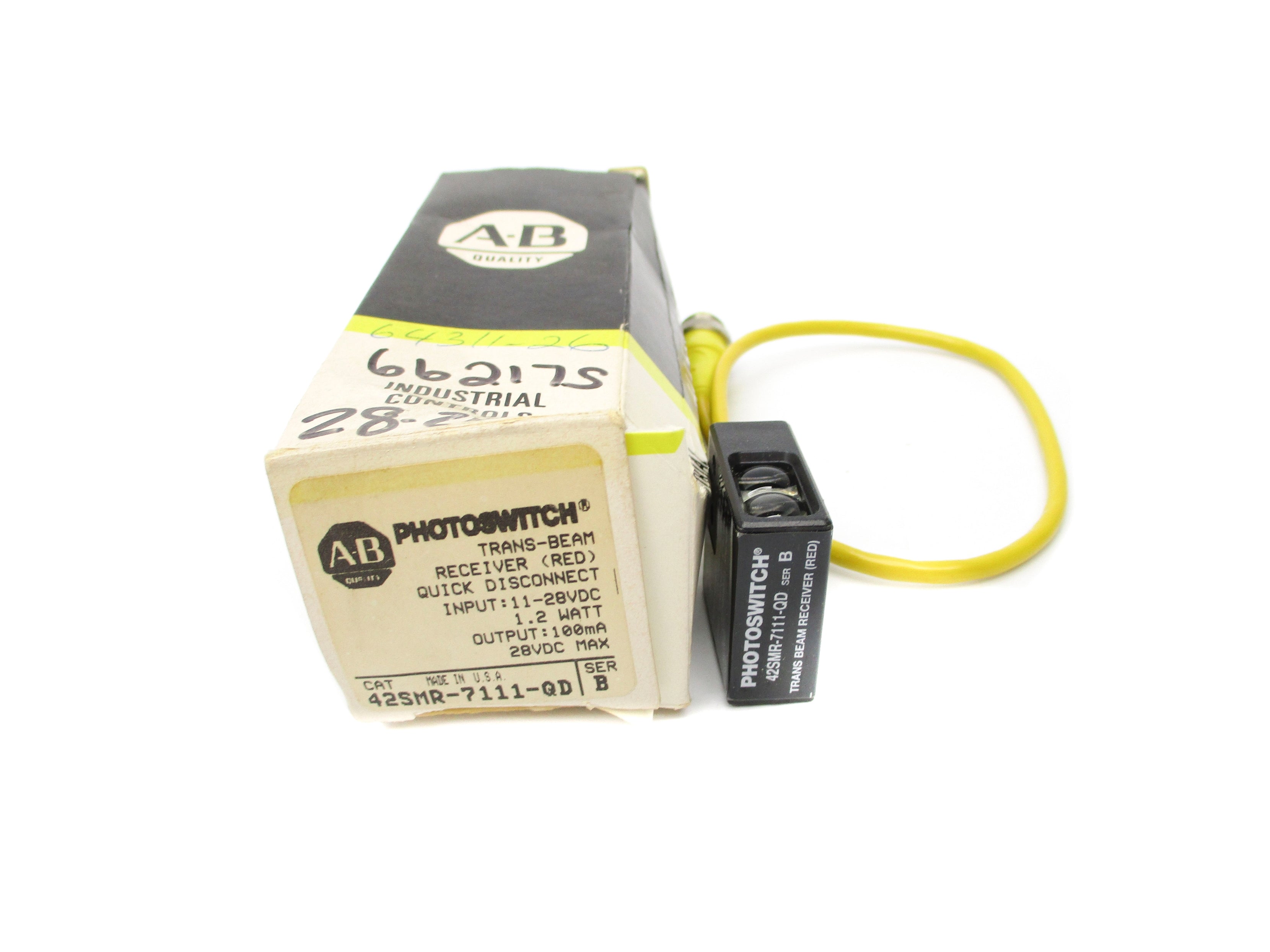 ALLEN BRADLEY 42SMR-7111-QD SER. B (BK/YL) NSMP