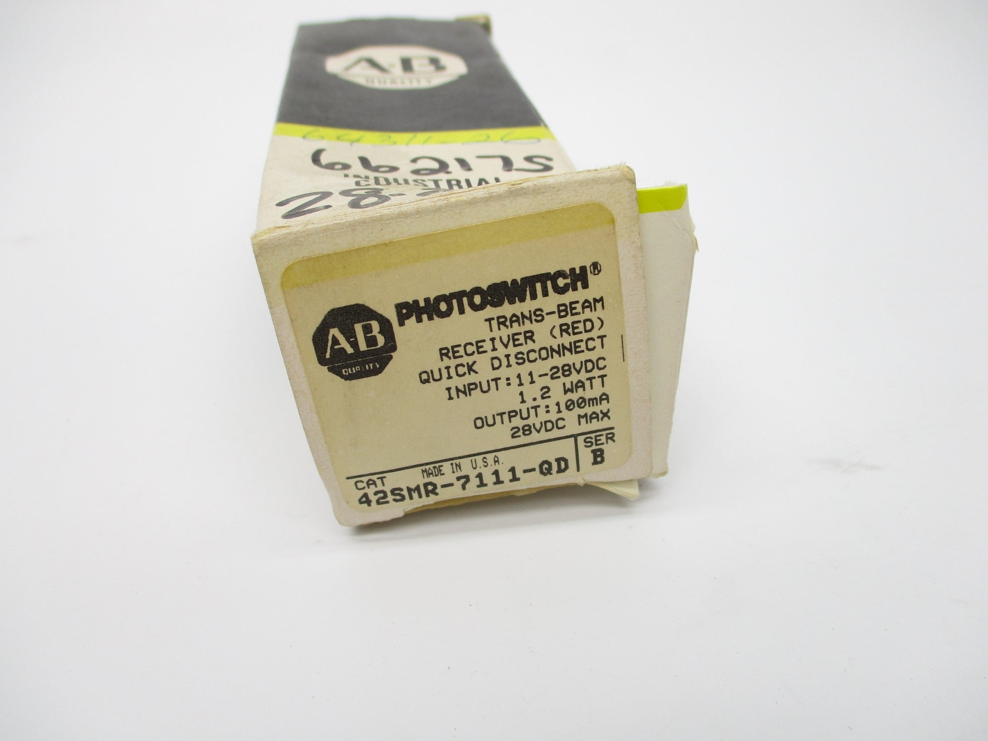 ALLEN BRADLEY 42SMR-7111-QD SER. B (BK/YL) NSMP