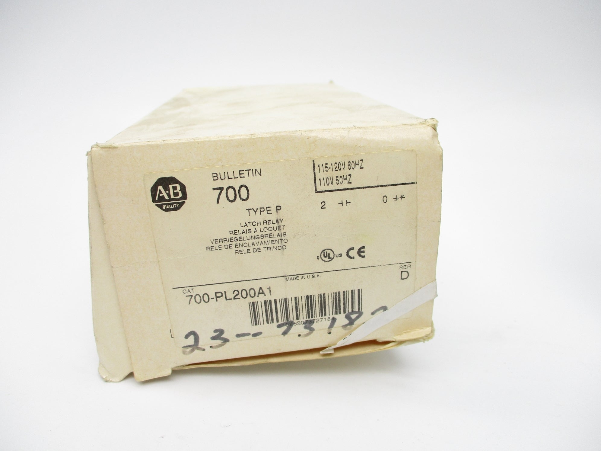 INDUSTRIAL SPARE PART 700-PL200A1 SER. D 110/120V (WH) NSMP