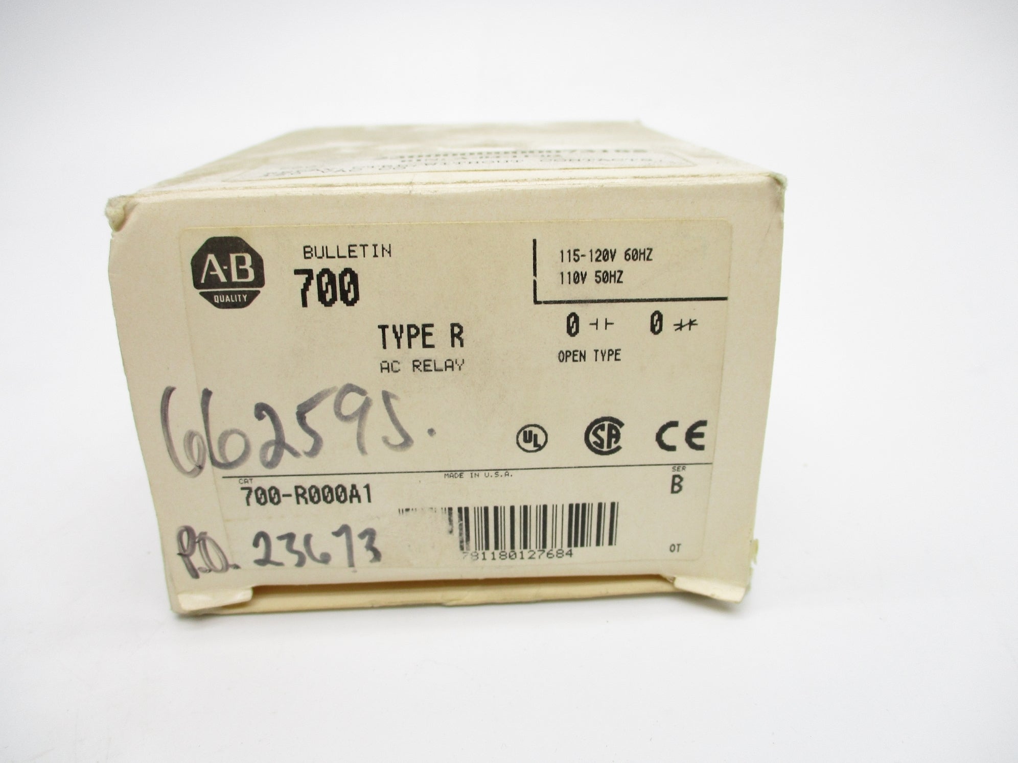 INDUSTRIAL SPARE PART 700-R000A1 SER. B 110/120V (WH) NSMP