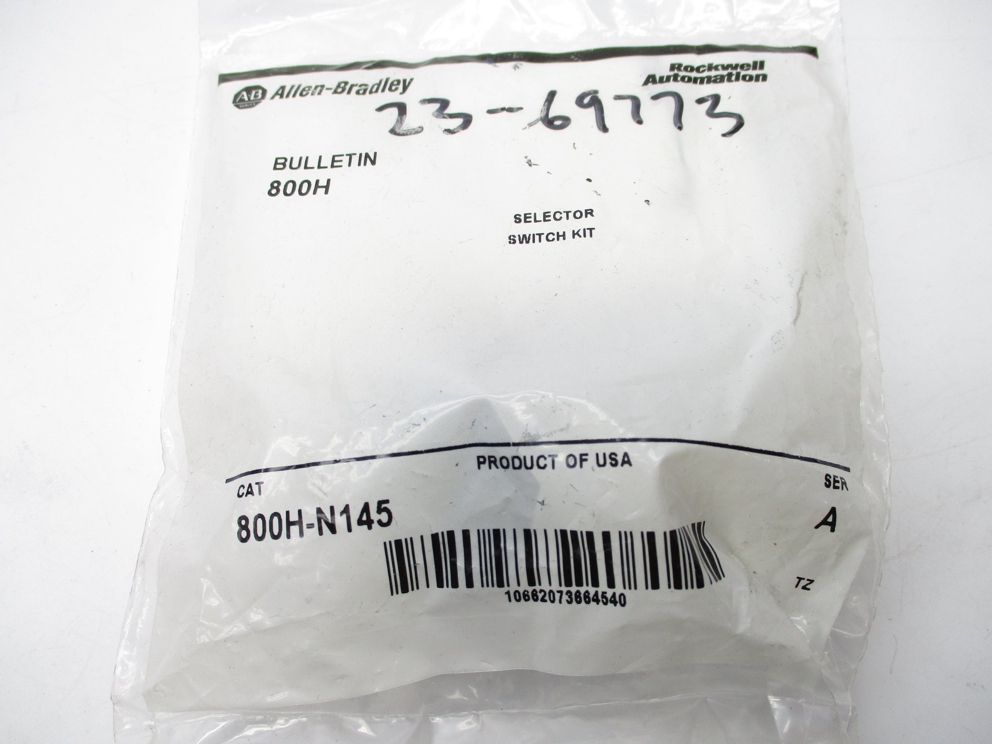 INDUSTRIAL SPARE PART 800H-N145 SER. A NSMP