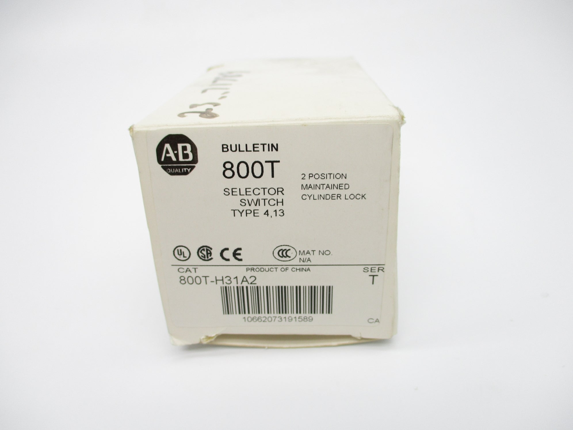 ALLEN BRADLEY 800T-H31A2 SER. T (WH) NSMP