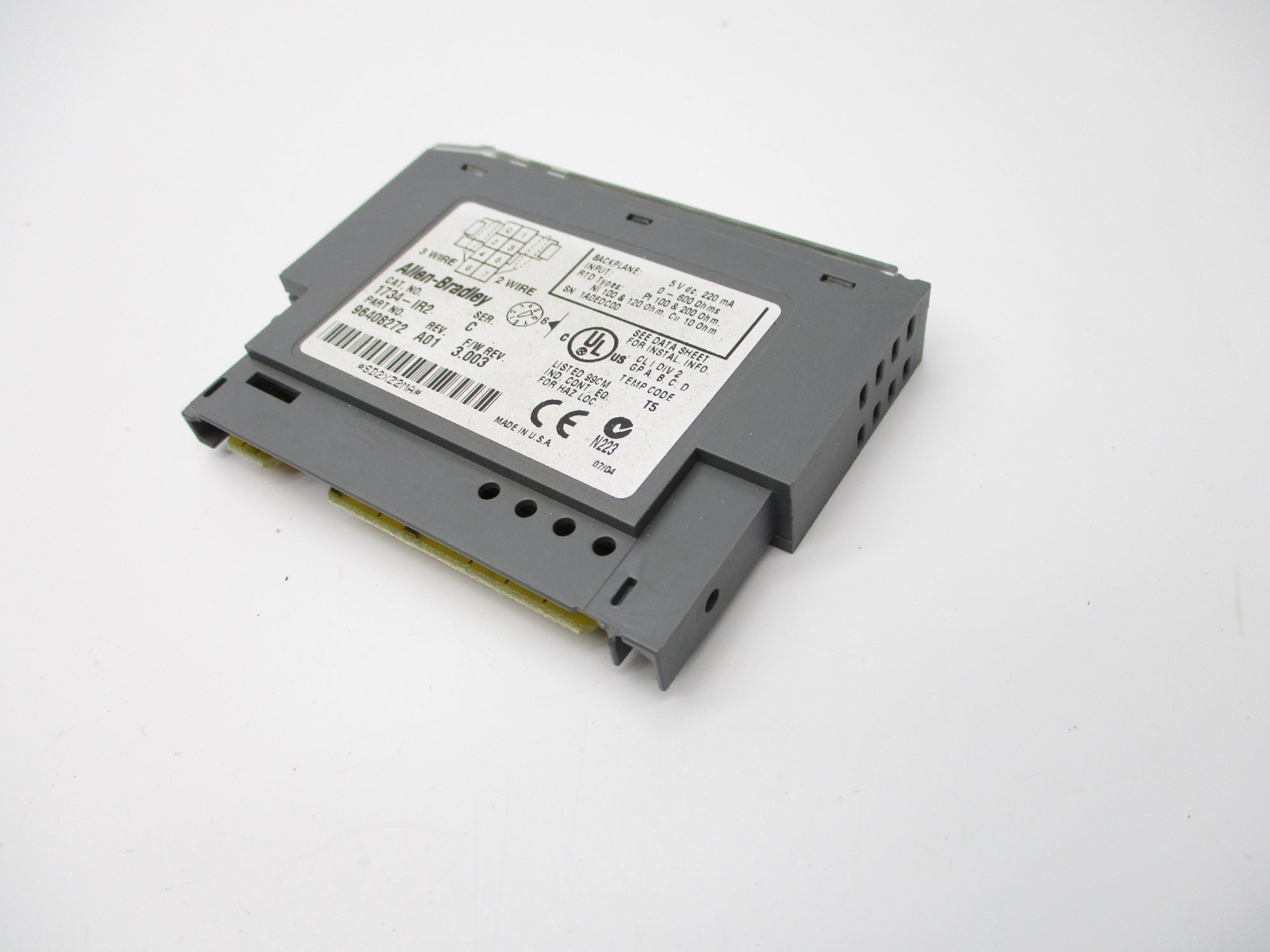 ALLEN BRADLEY 1734-IR2 SER. C F/W 3.003 UNMP