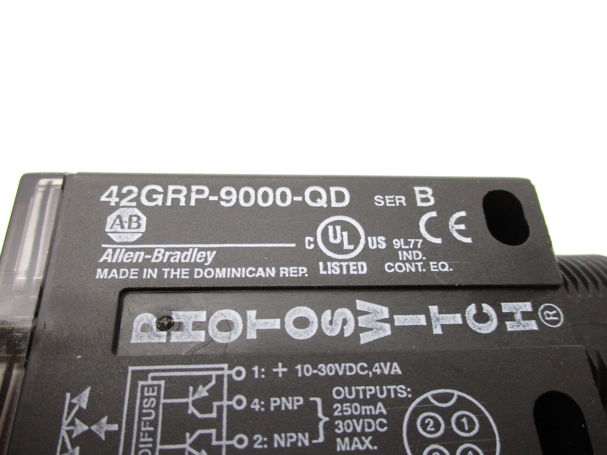 ALLEN BRADLEY 42GRP-9000-QD SER. B 10-30VDC NSNP