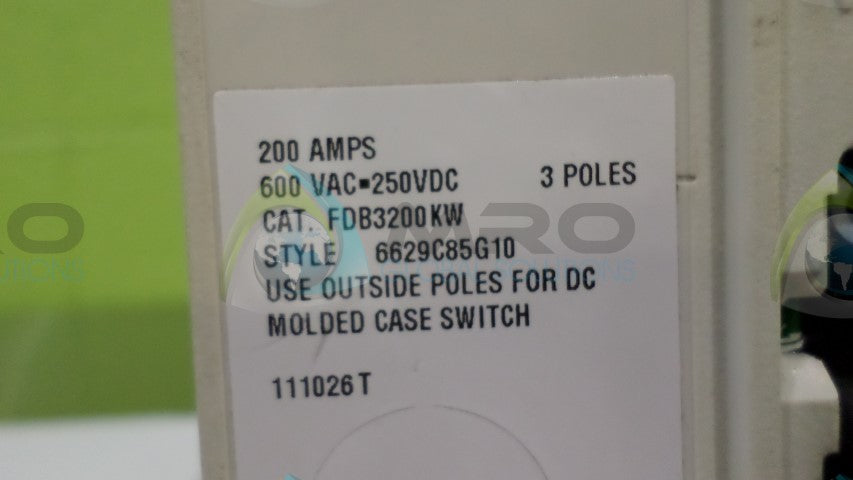 FDB3200KW CIRCUIT BREAKER *NEW NO BOX*