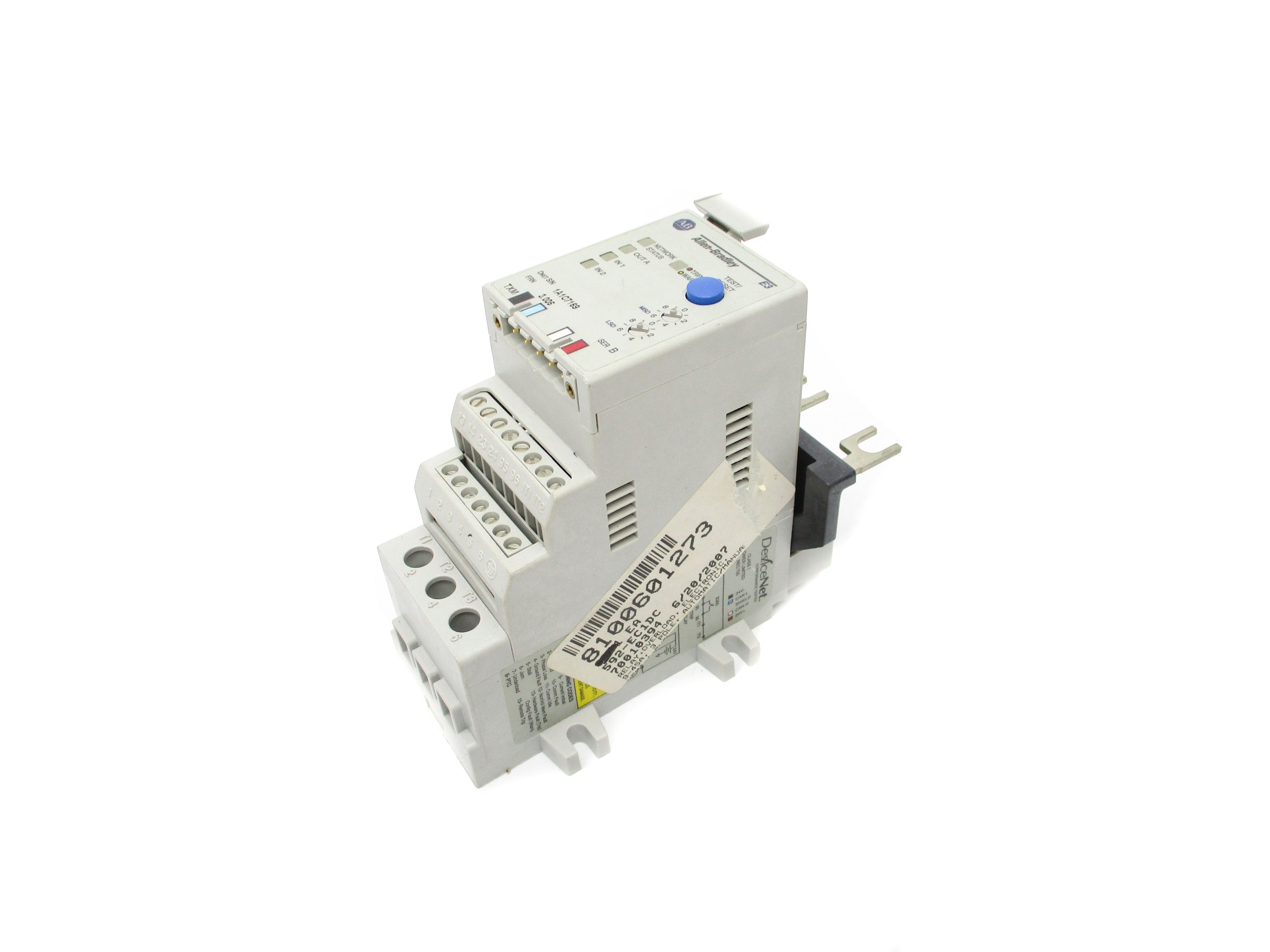 ALLEN BRADLEY 592-EC1DC SER. B 9-45A NSNP