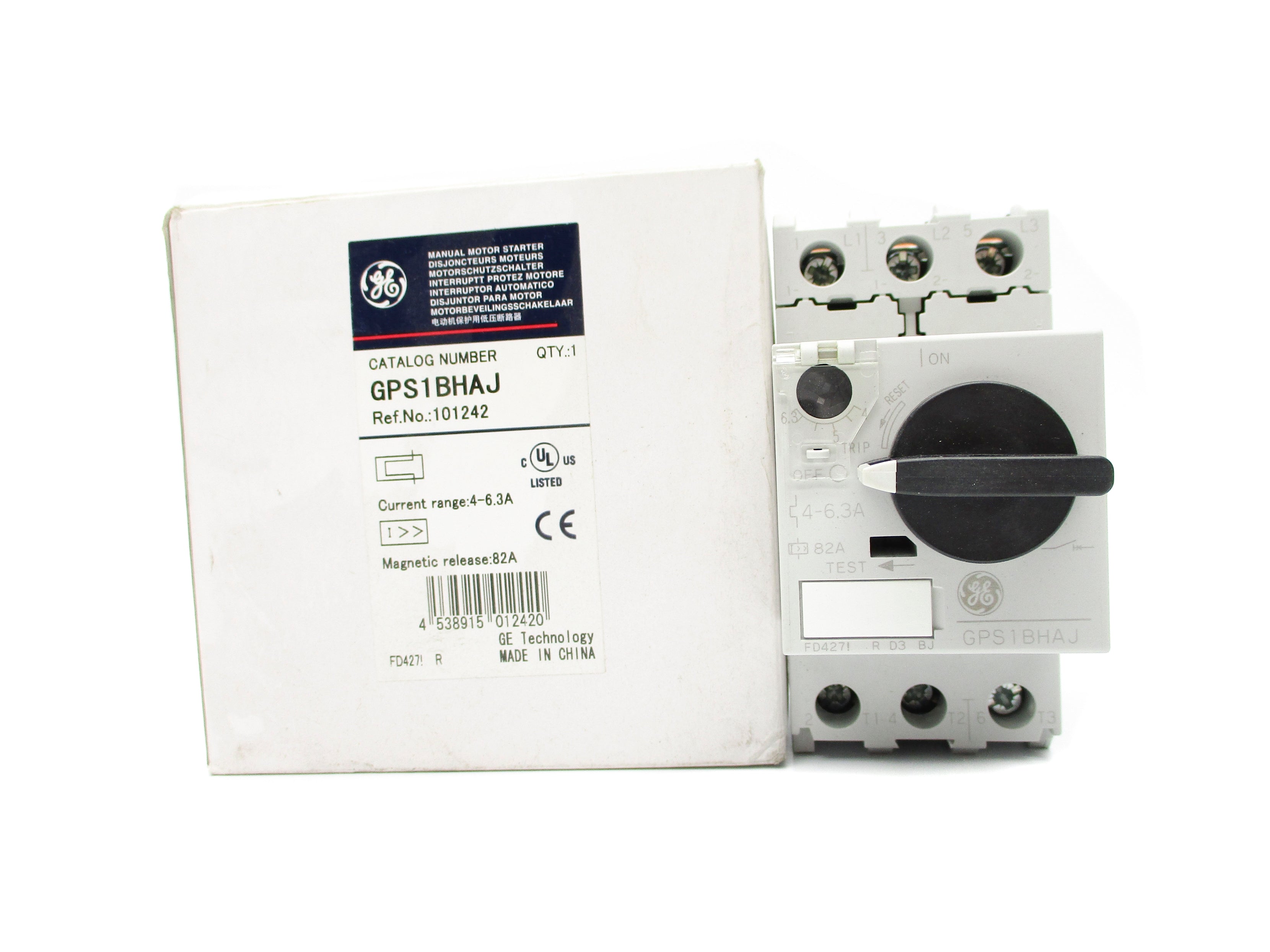 GENERAL ELECTRIC GPS1BHAJ 4-6.3A NSMP