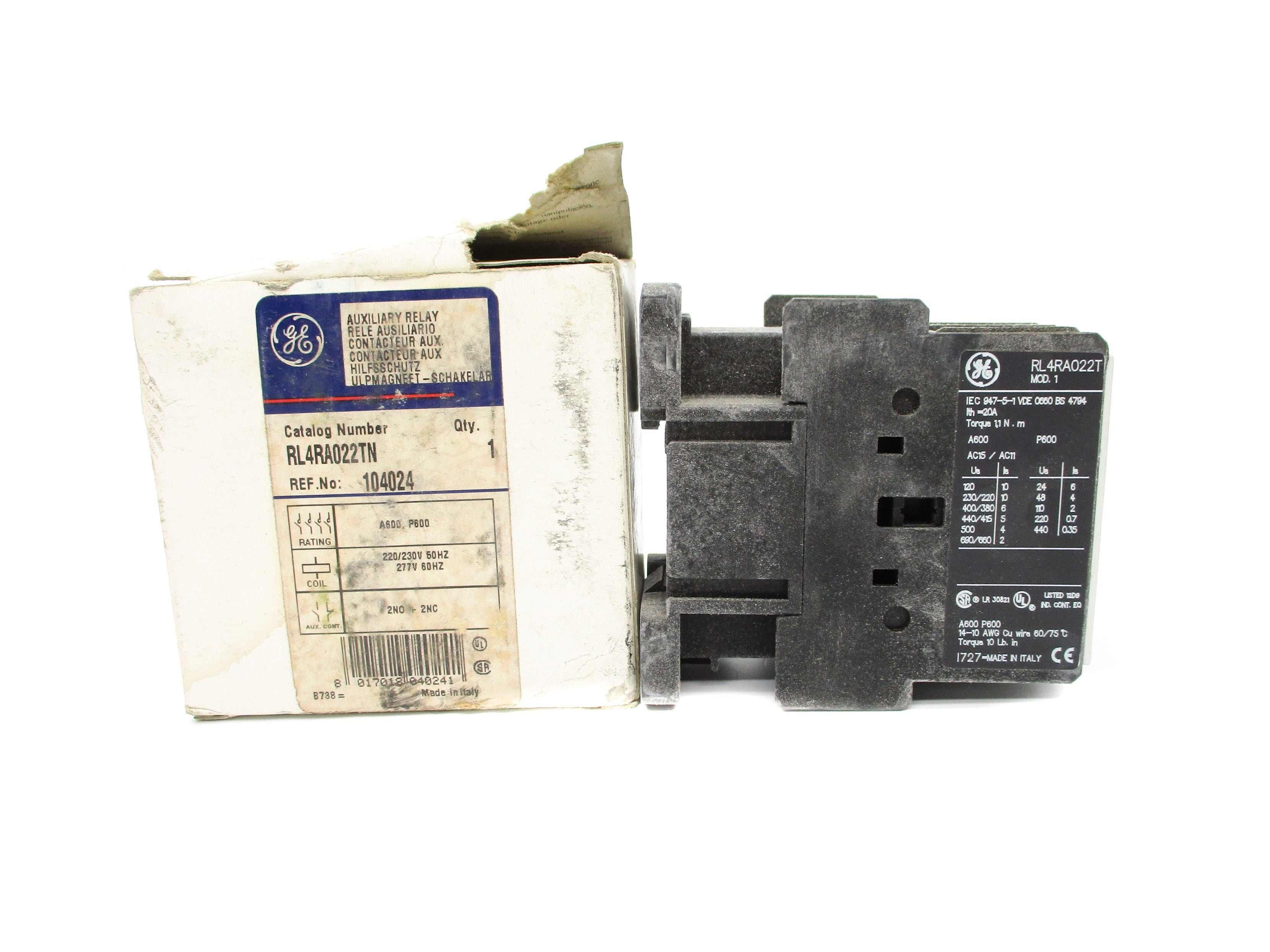 GENERAL ELECTRIC RL4RA022TN 277V NSMP