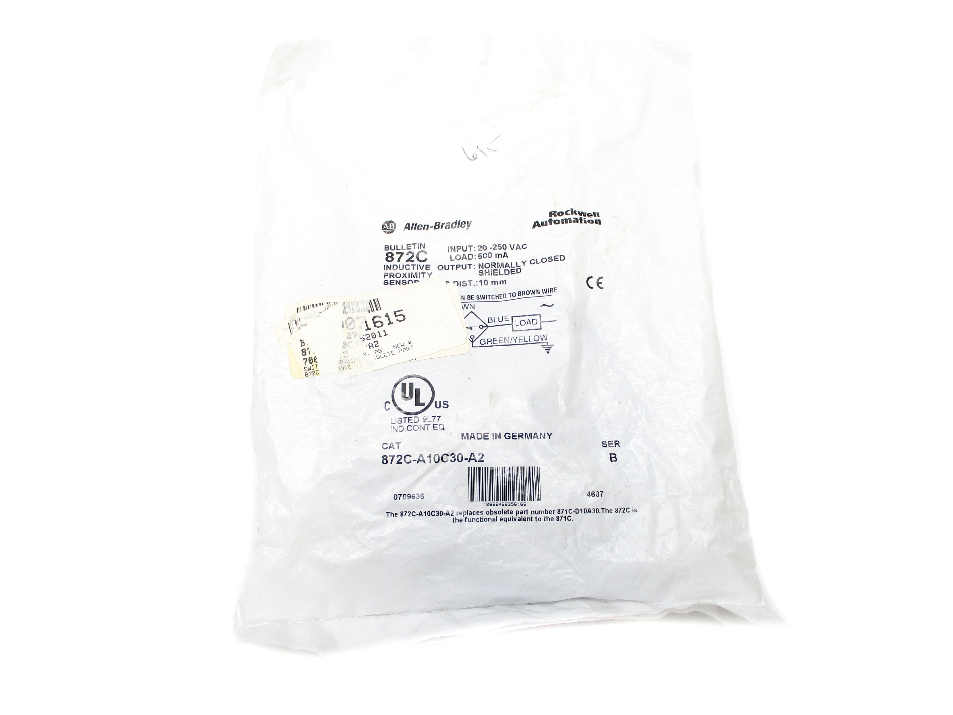 ALLEN BRADLEY 872C-A10C30-A2 SER. B NSMP