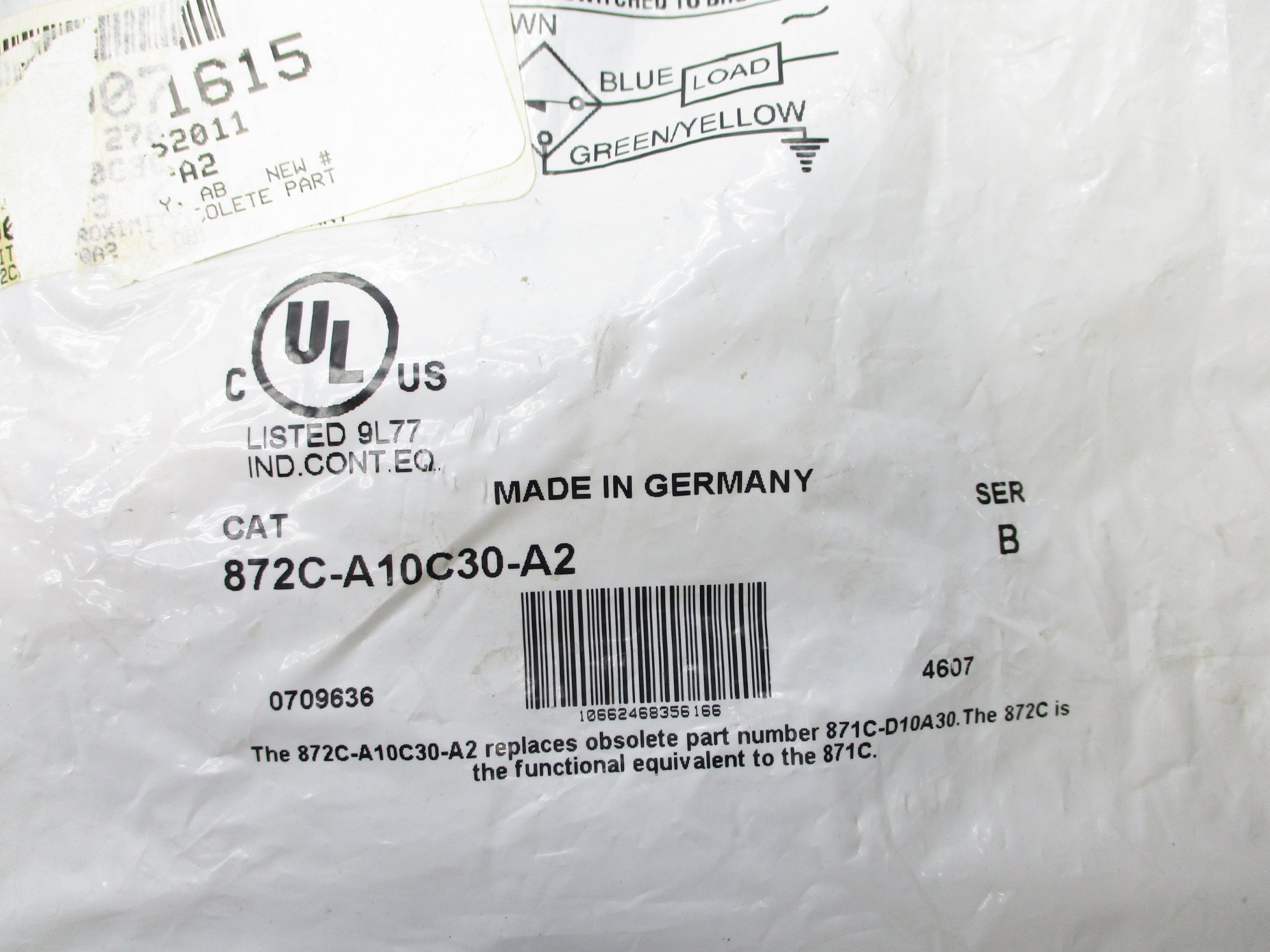 ALLEN BRADLEY 872C-A10C30-A2 SER. B NSMP