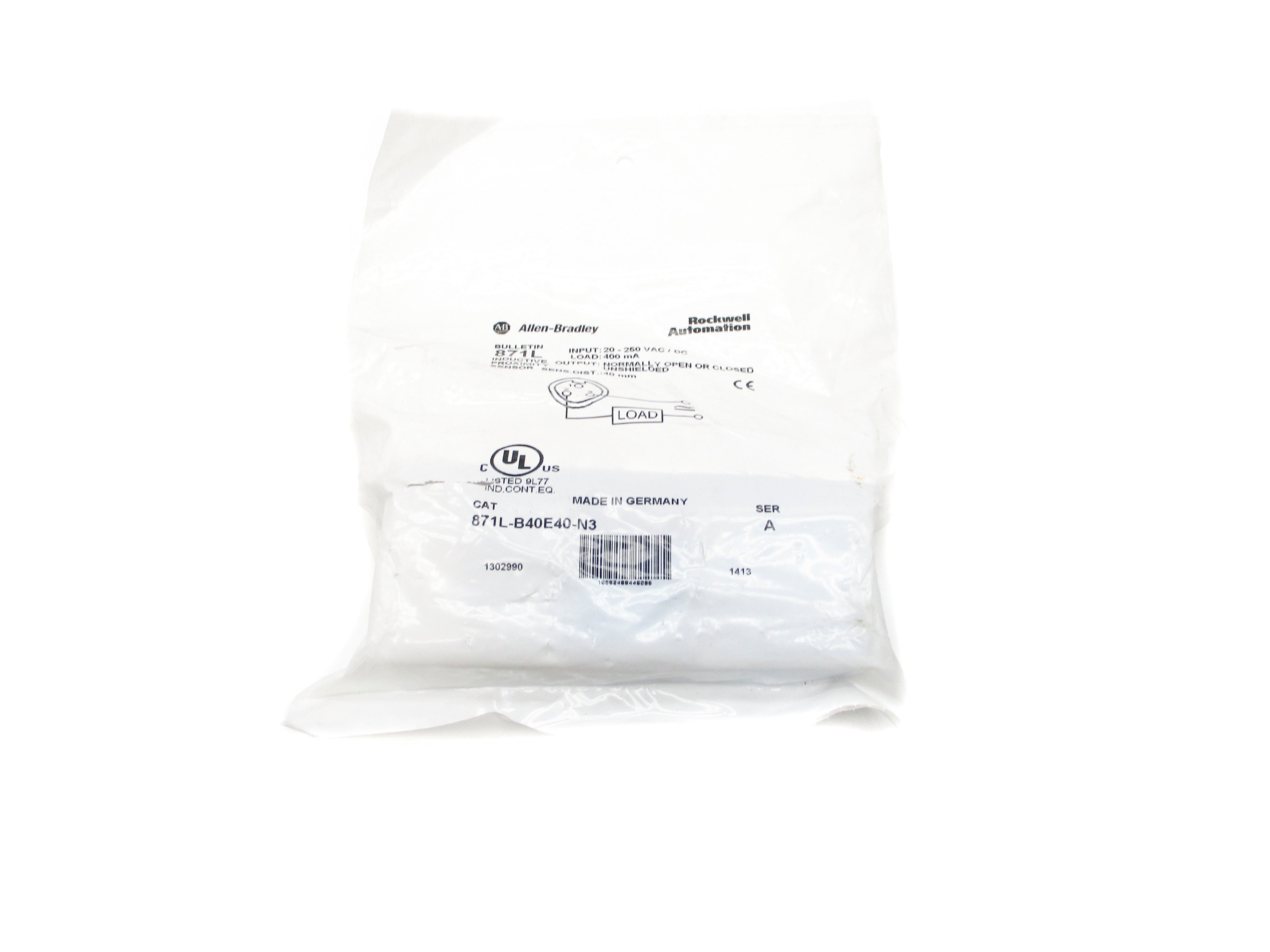 INDUSTRIAL SPARE PART 871L-B40E40-N3 SER. A 20-250VAC/DC NSMP
