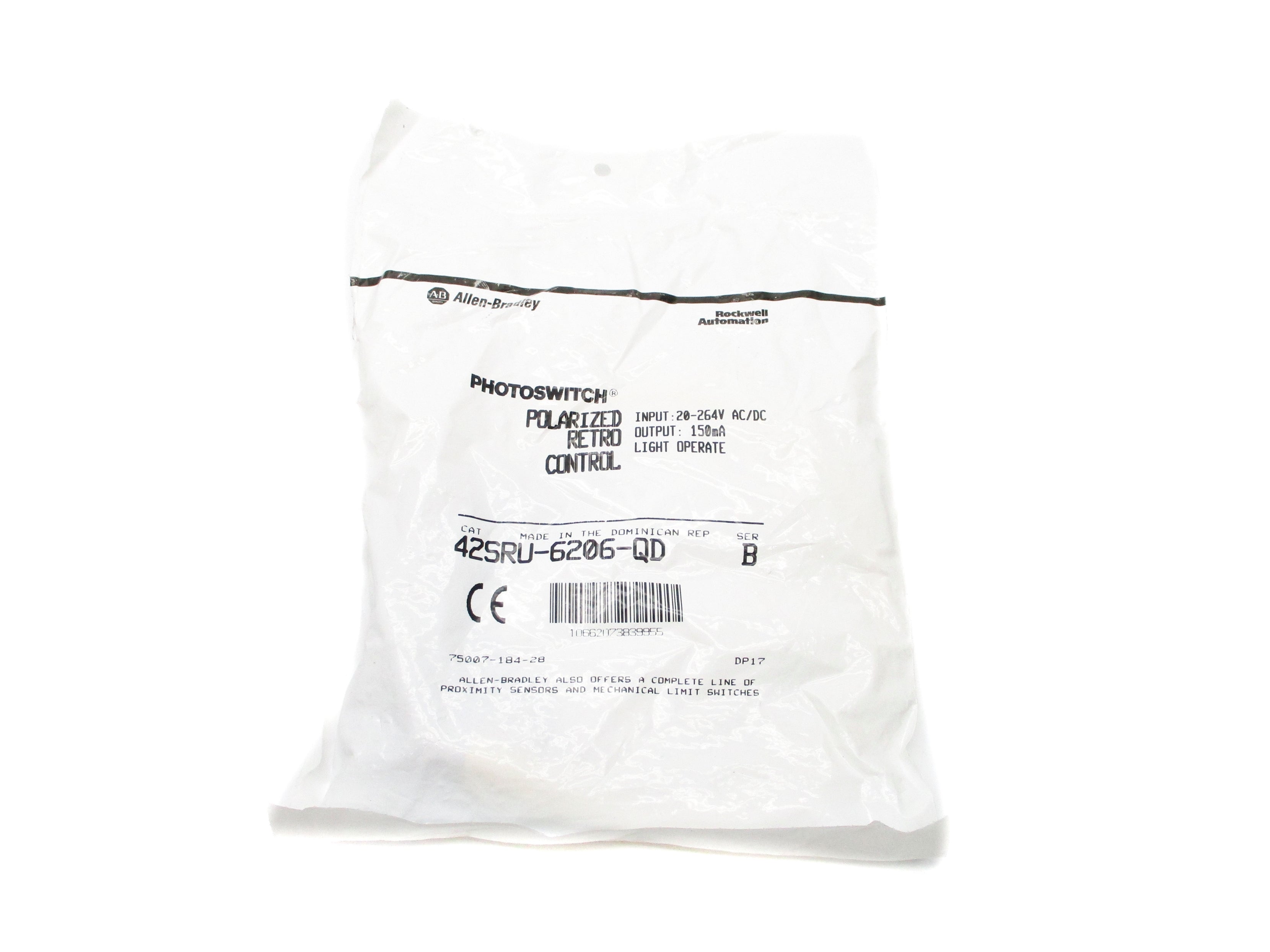 ALLEN BRADLEY 42SRU-6206-QD SER. B NSMP