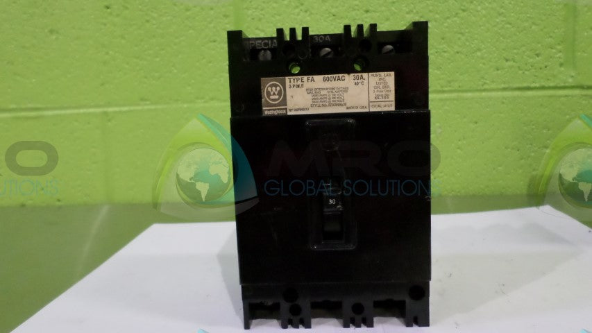 WESTINGHOUSE FA330 CIRCUIT BREAKER *NEW NO BOX*