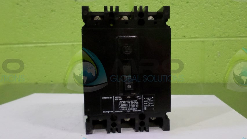 WESTINGHOUSE FB3060L CIRCUIT BREAKER 60A *NEW NO BOX*