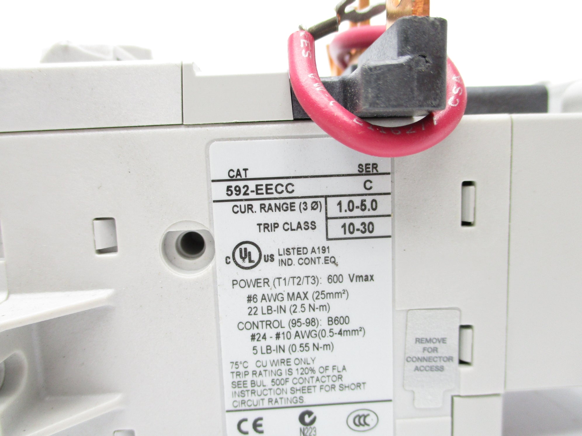 ALLEN BRADLEY 592-EECC SER. C 1.0-5.0A NSNP