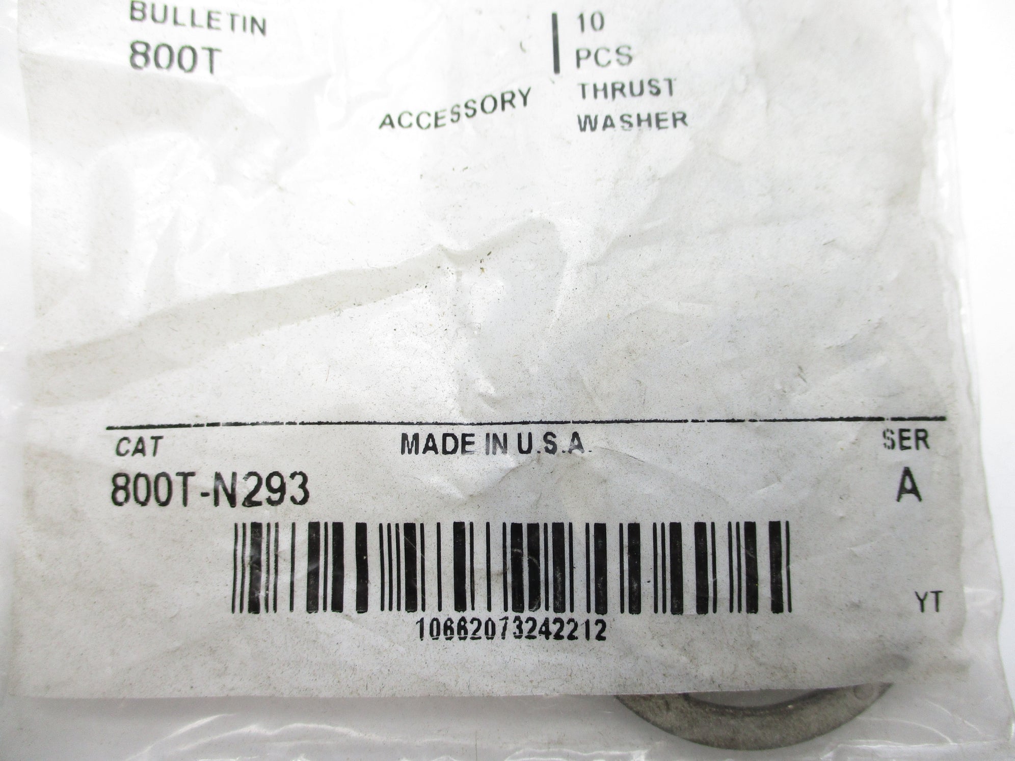 ALLEN BRADLEY 800T-N293 SER. A (PKG OF 10) NSMP
