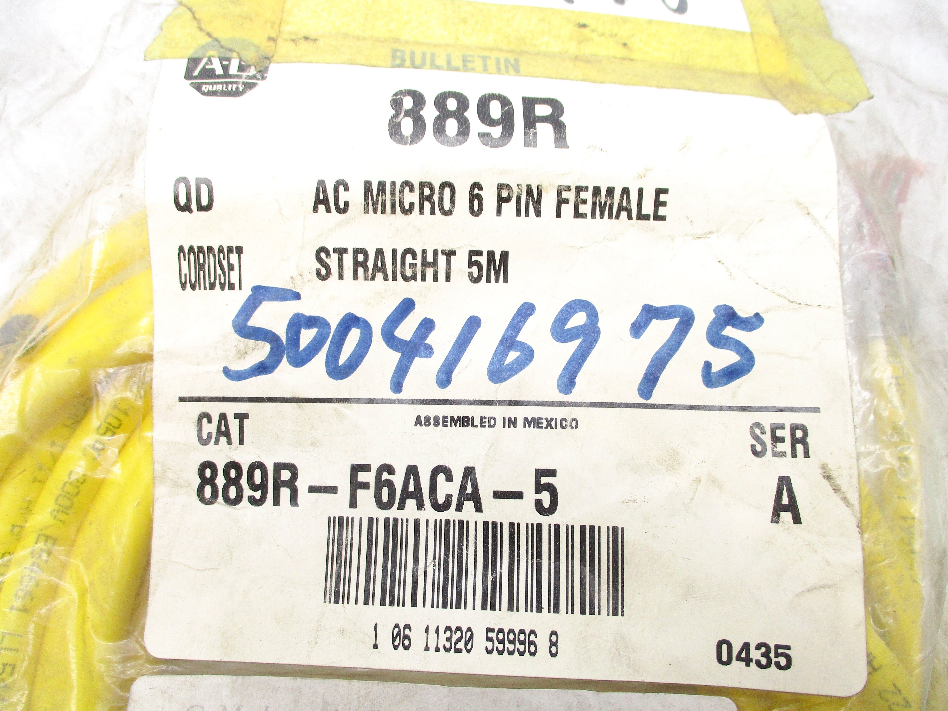 ALLEN BRADLEY 889R-F6ACA-5 SER. A NSMP