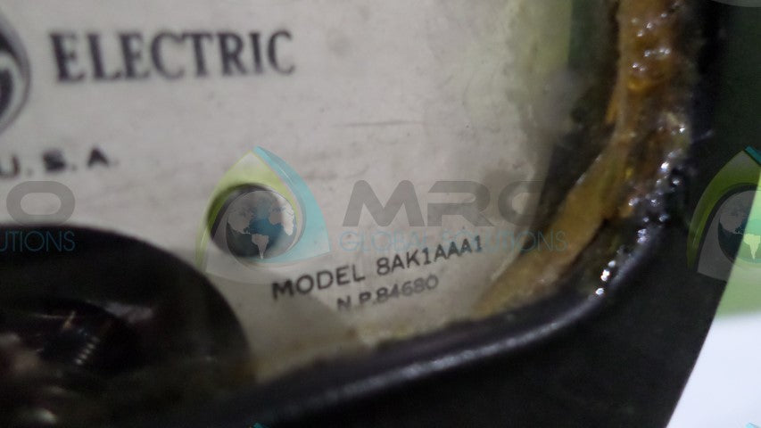 GENERAL ELECTRIC 8AK1AAA1 A-C VOLT AMMETER (AS PICTURED) *USED*