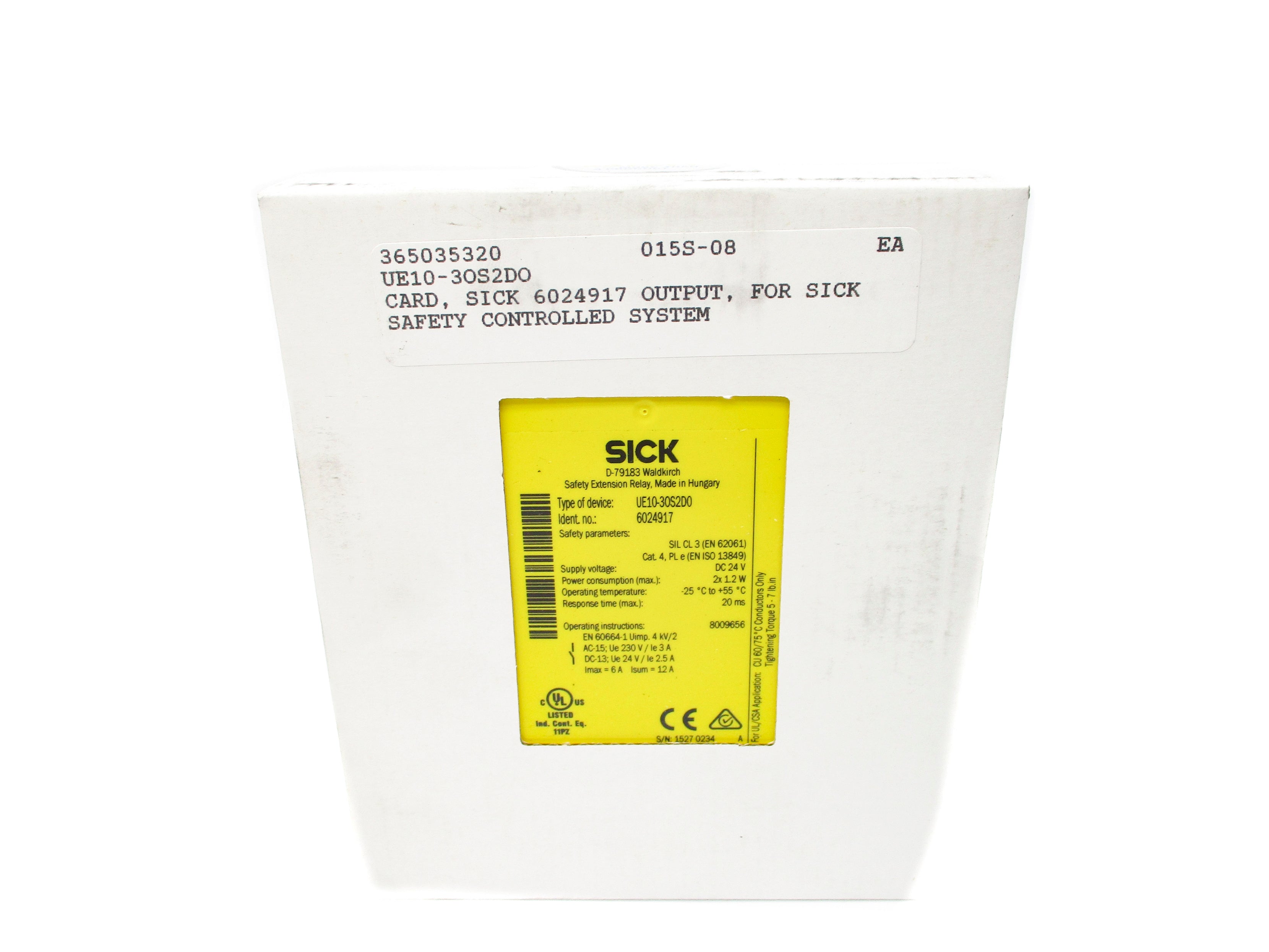 SICK UE10-3OS2D0 24VDC NSFS