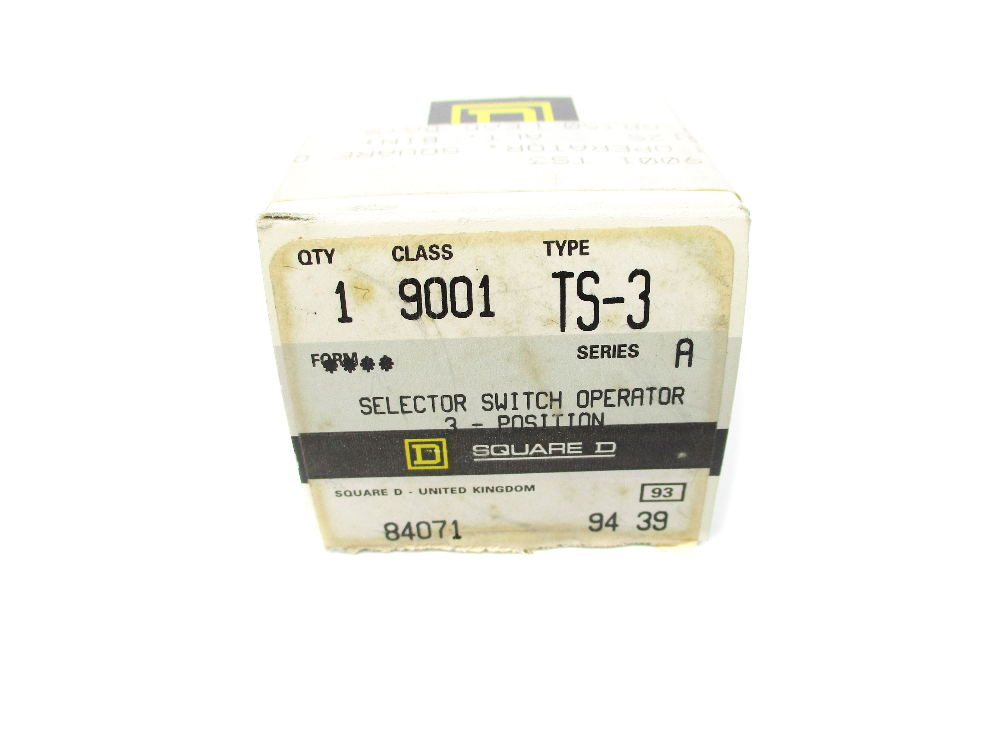 SQUARE D 9001TS3 SER. A NSMP