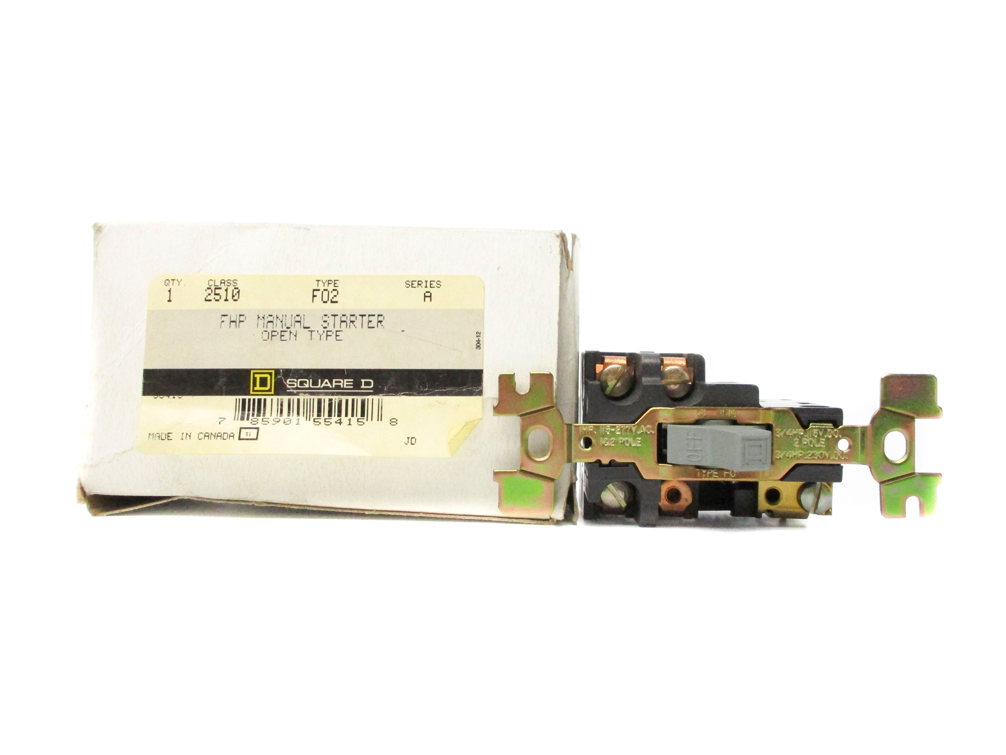 SQUARE D 2510FO2 SER. A NSMP