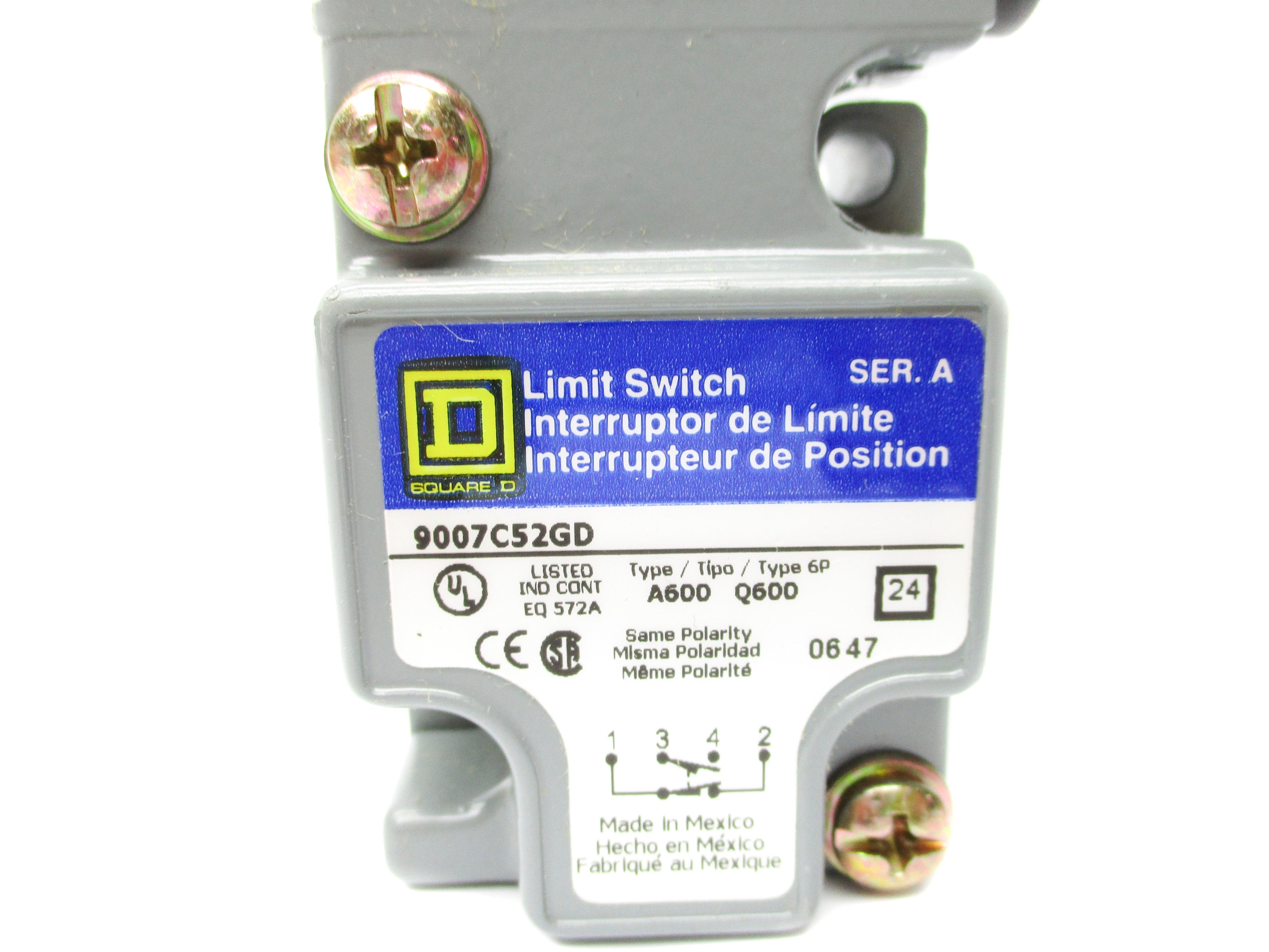 SQUARE D 9007C52GD SER. A NSNP