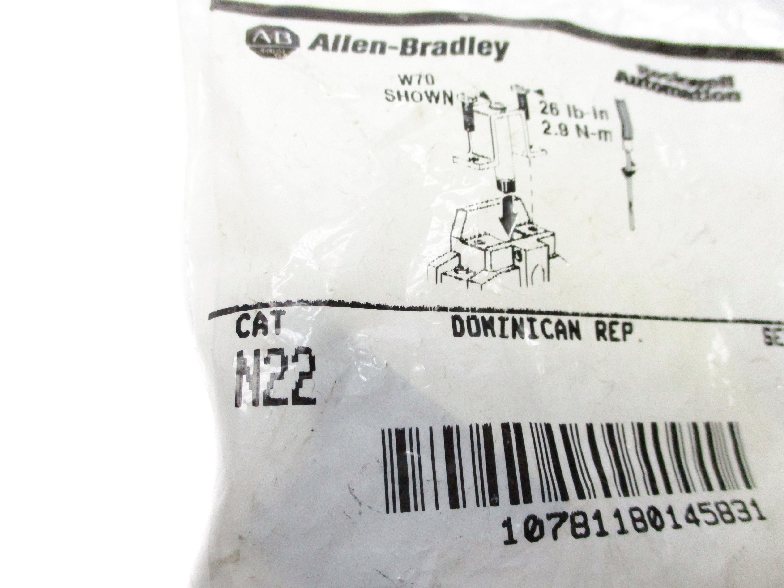INDUSTRIAL SPARE PART N22 NSMP