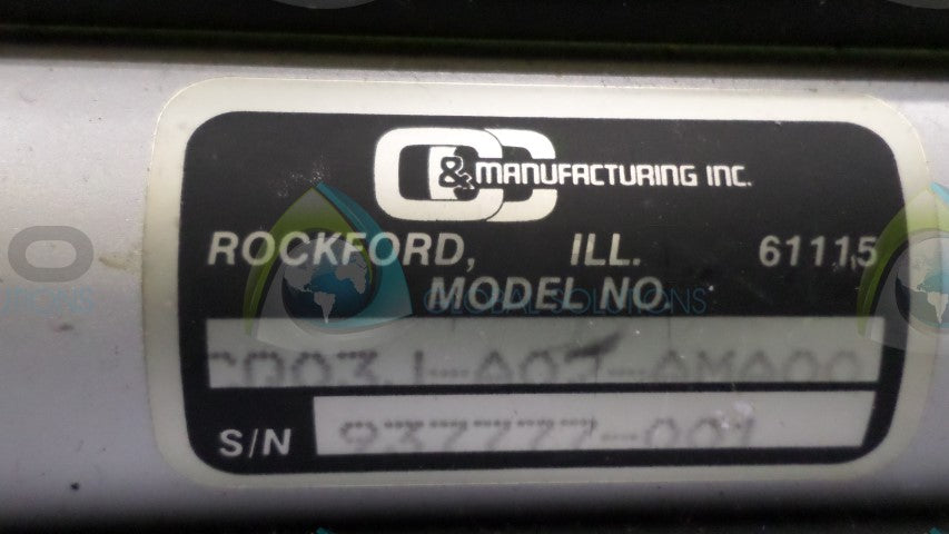 O&C INC. CQ03-I-A02-AMA00 CYLINDER *USED*