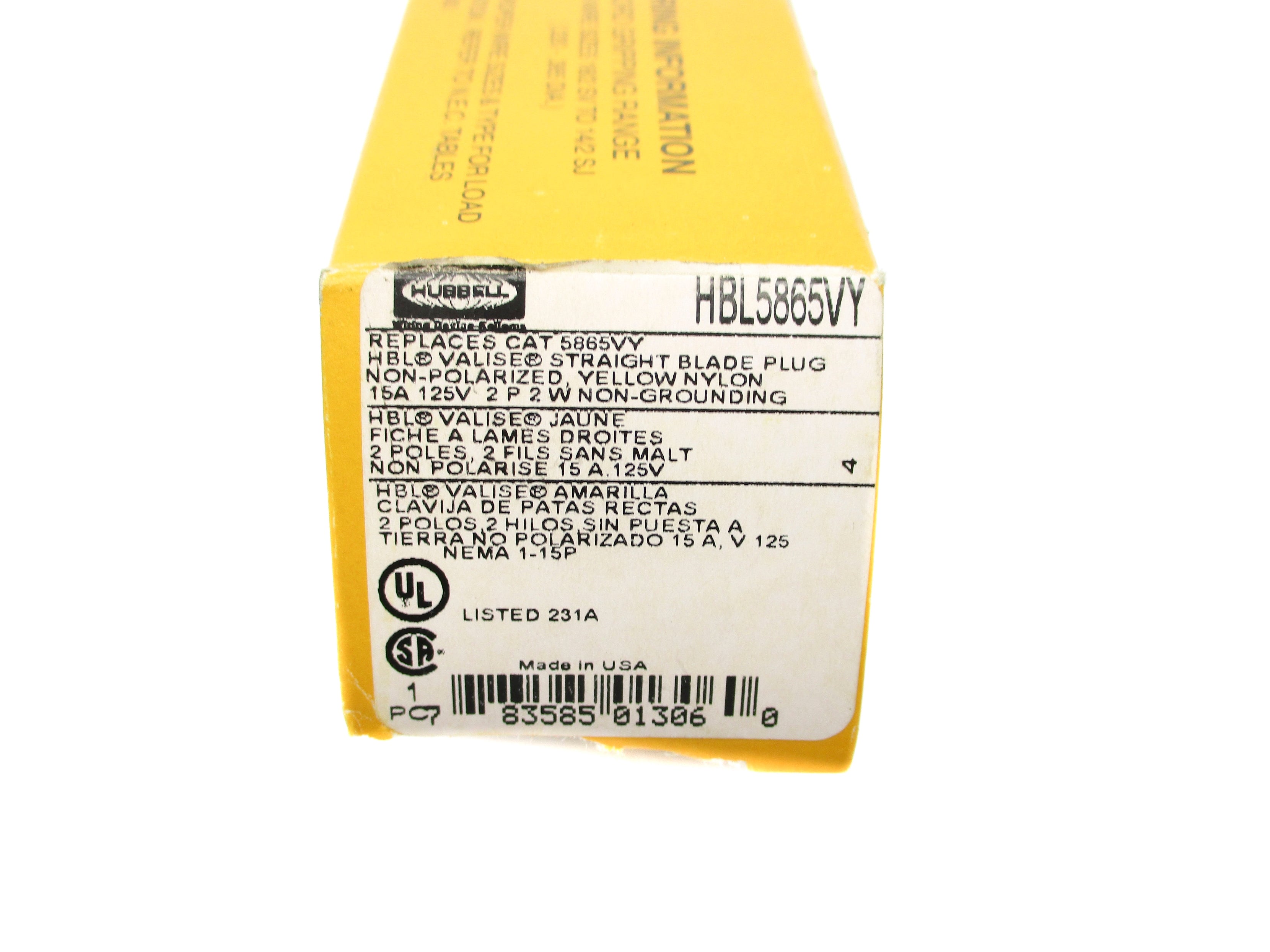 HUBBELL HBL5865VY NSMP
