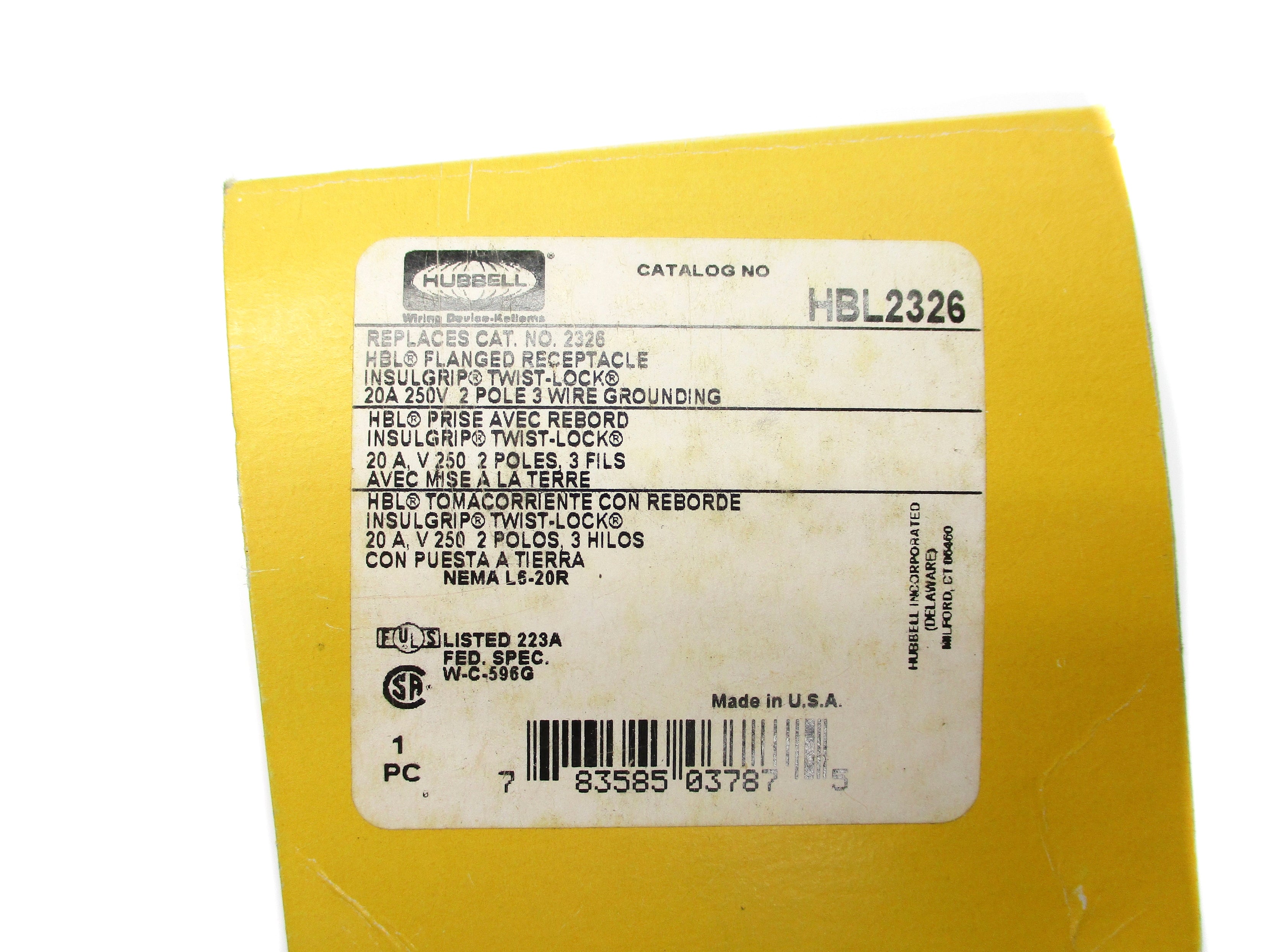 HUBBELL HBL2326 NSMP