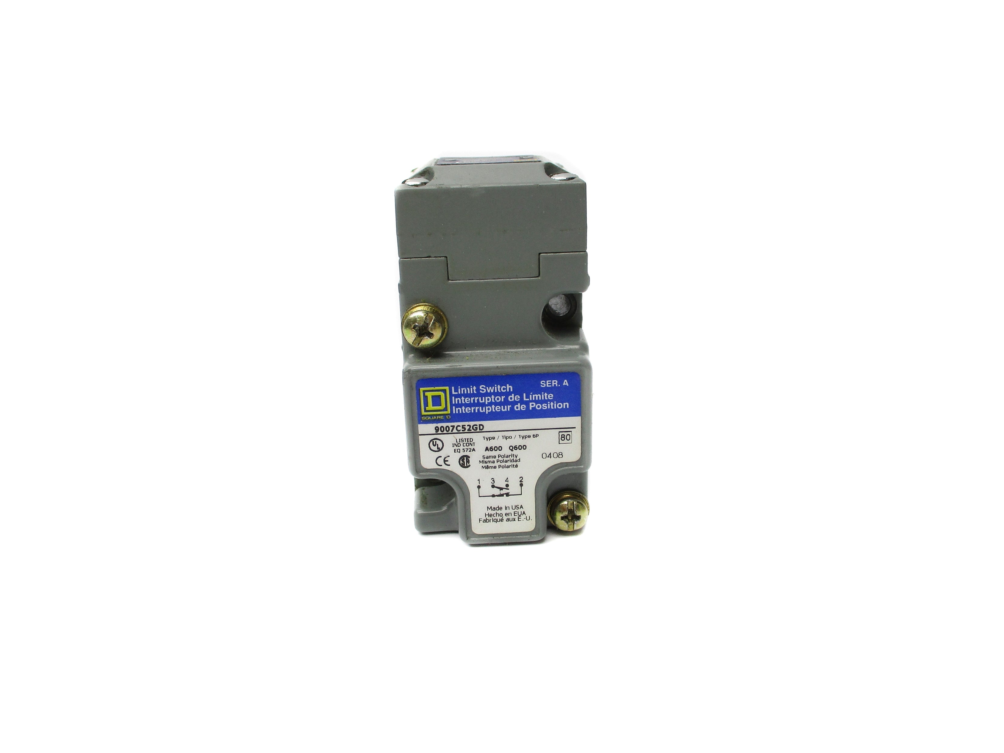 SQUARE D 9007C52GD SER. A UNMP