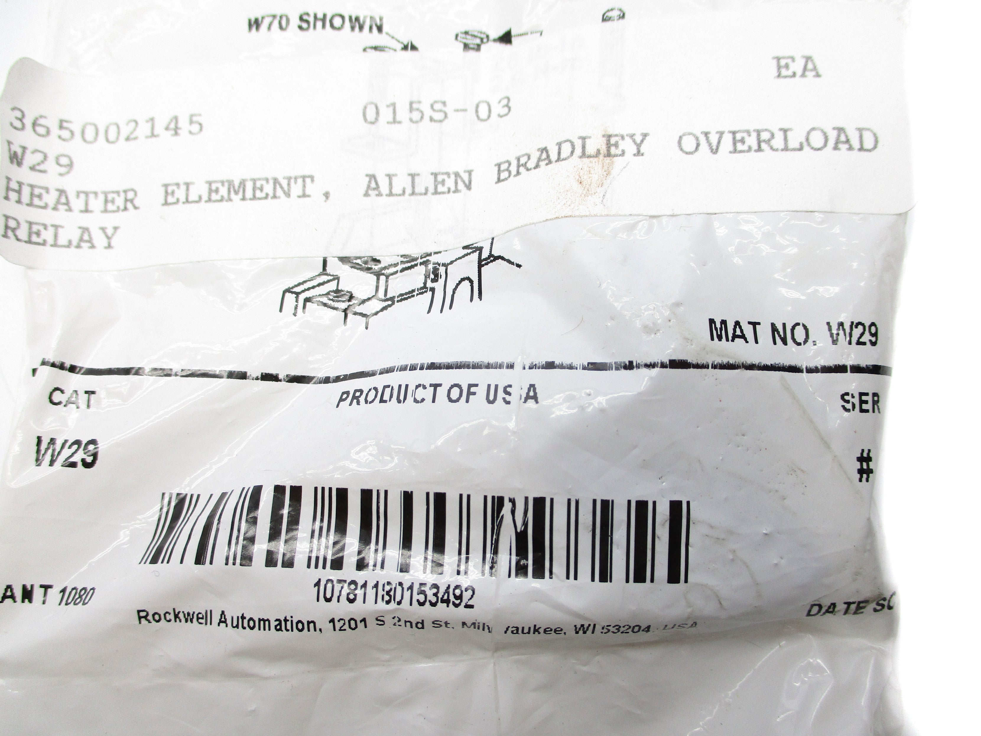 INDUSTRIAL SPARE PART W29 NSMP