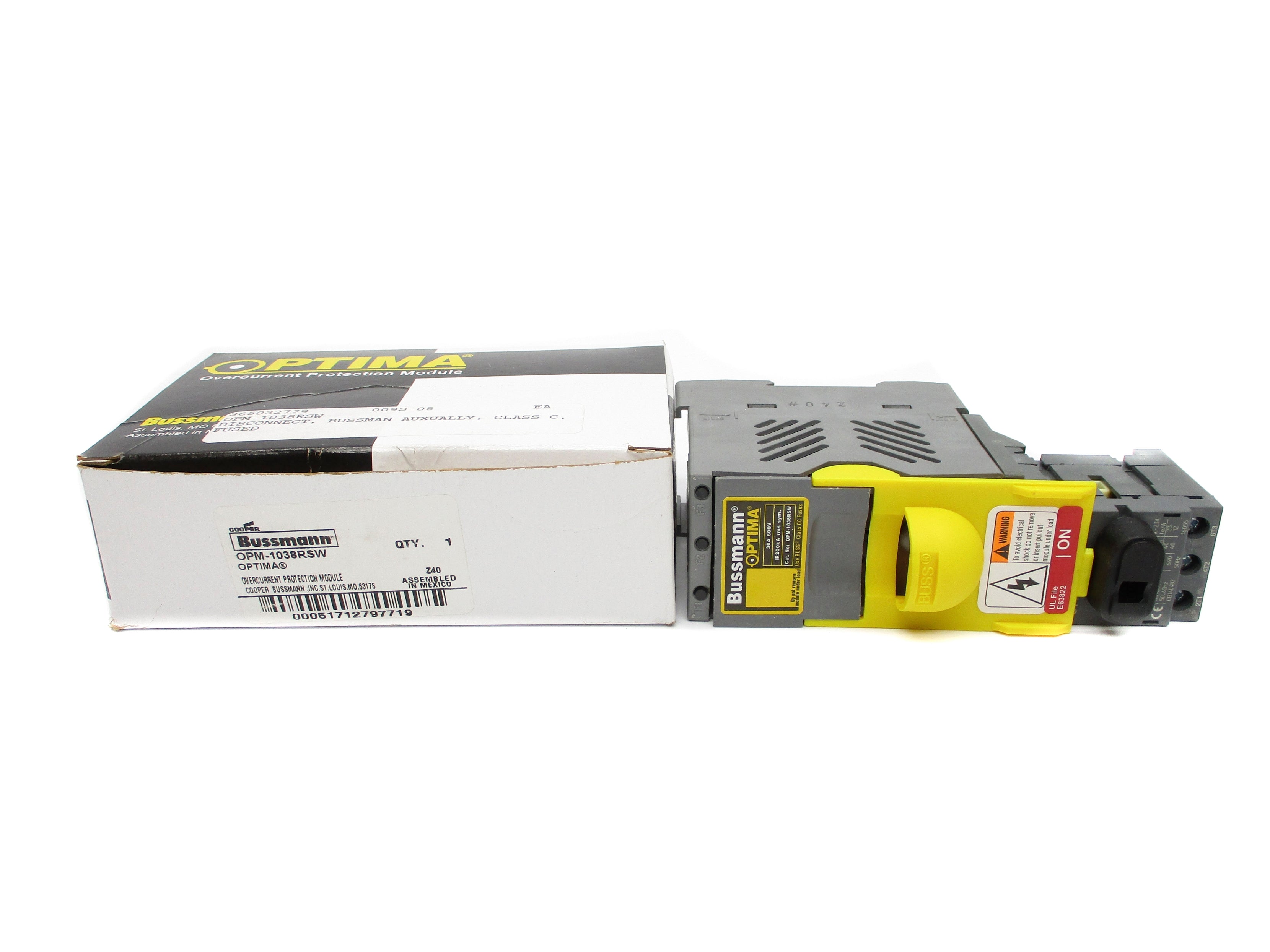 BUSSMANN OPM-1038RSW 600V 30A NSMP