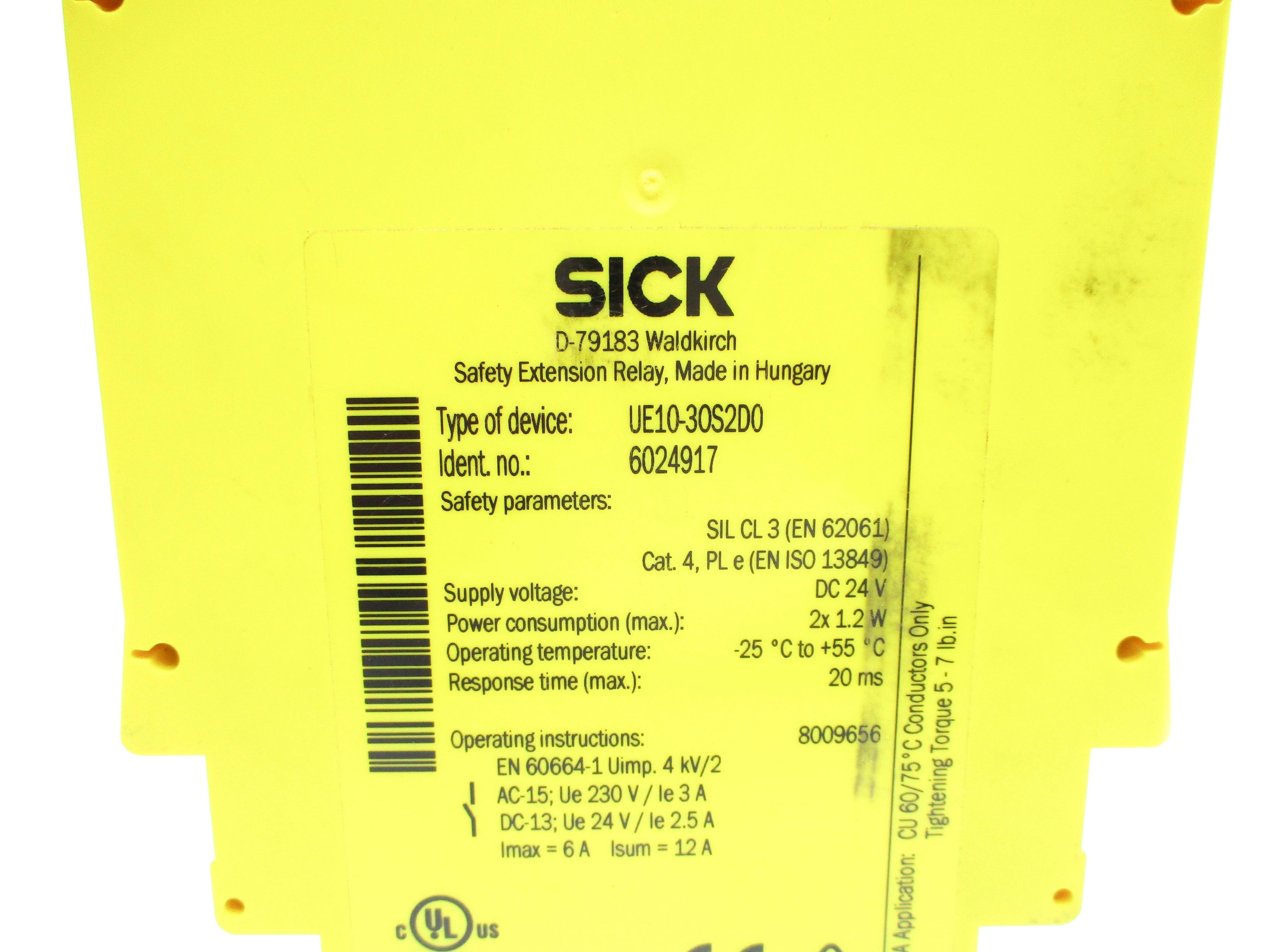 SICK UE10-3OS2D0 24V NSNP