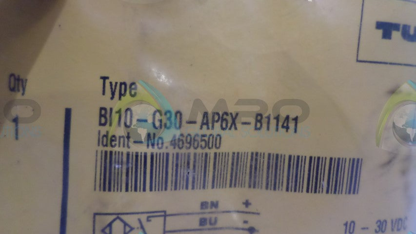 TURCK BI10-G30-AP6X-B1141 METAL BARREL W/ CONNECTOR *NEW IN ORIGINAL PACKAGE*