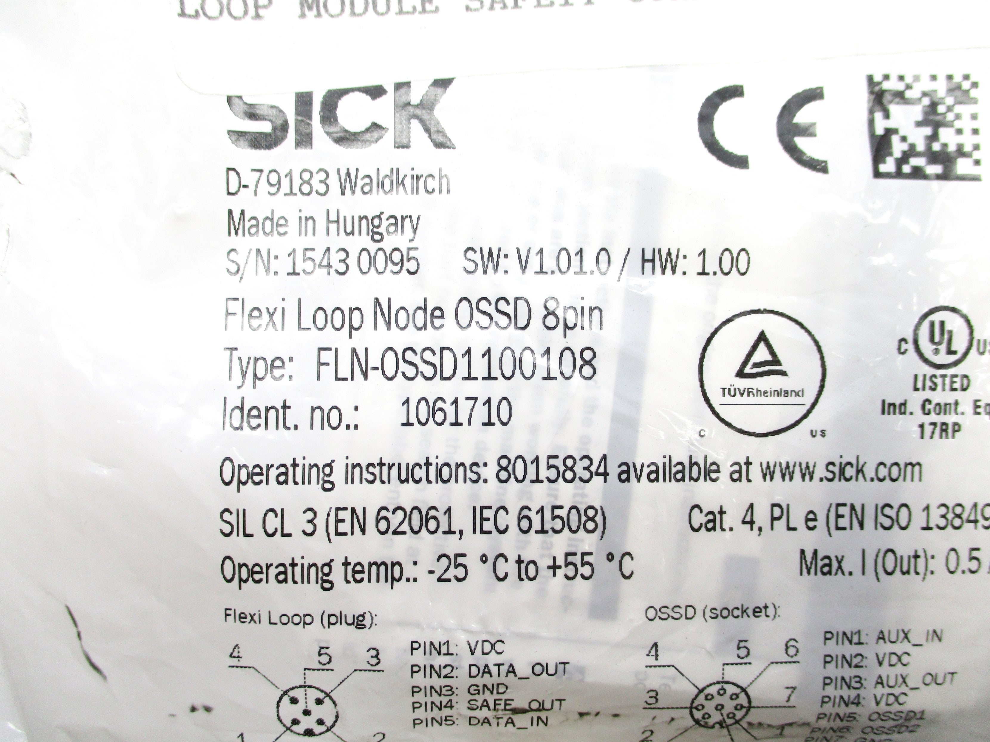 SICK FLN-OSSD1100108 NSMP