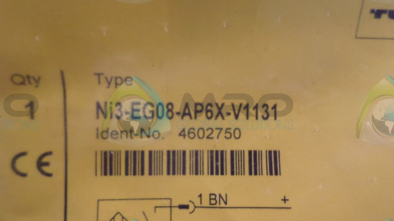 TURCK Ni3-EG08-AP6X-V1131 INDUCTIVE PROXIMITY SENSOR *NEW IN ORIGINAL PACKAGE*