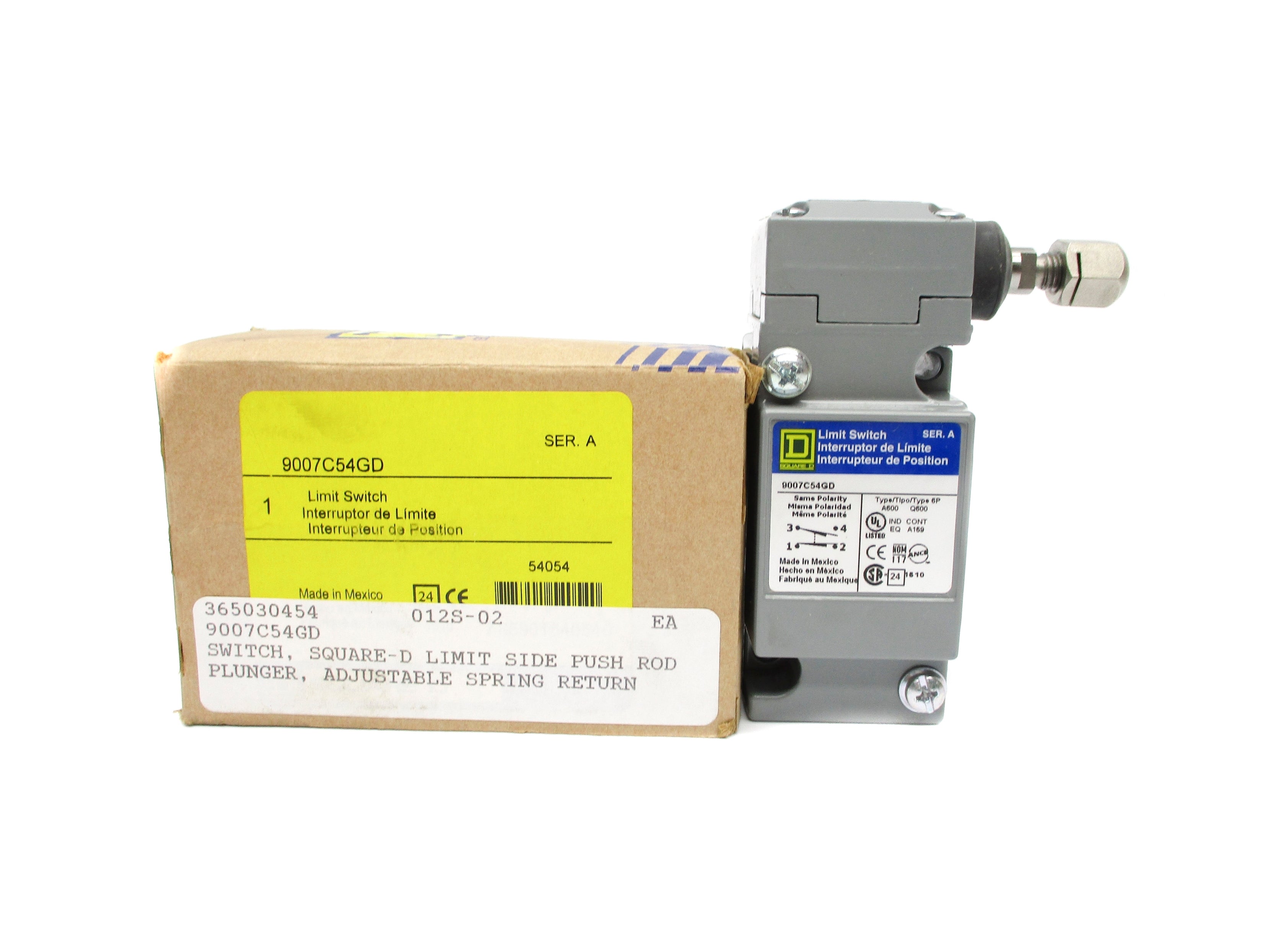 SQUARE D 9007C54GD SER. A NSMP