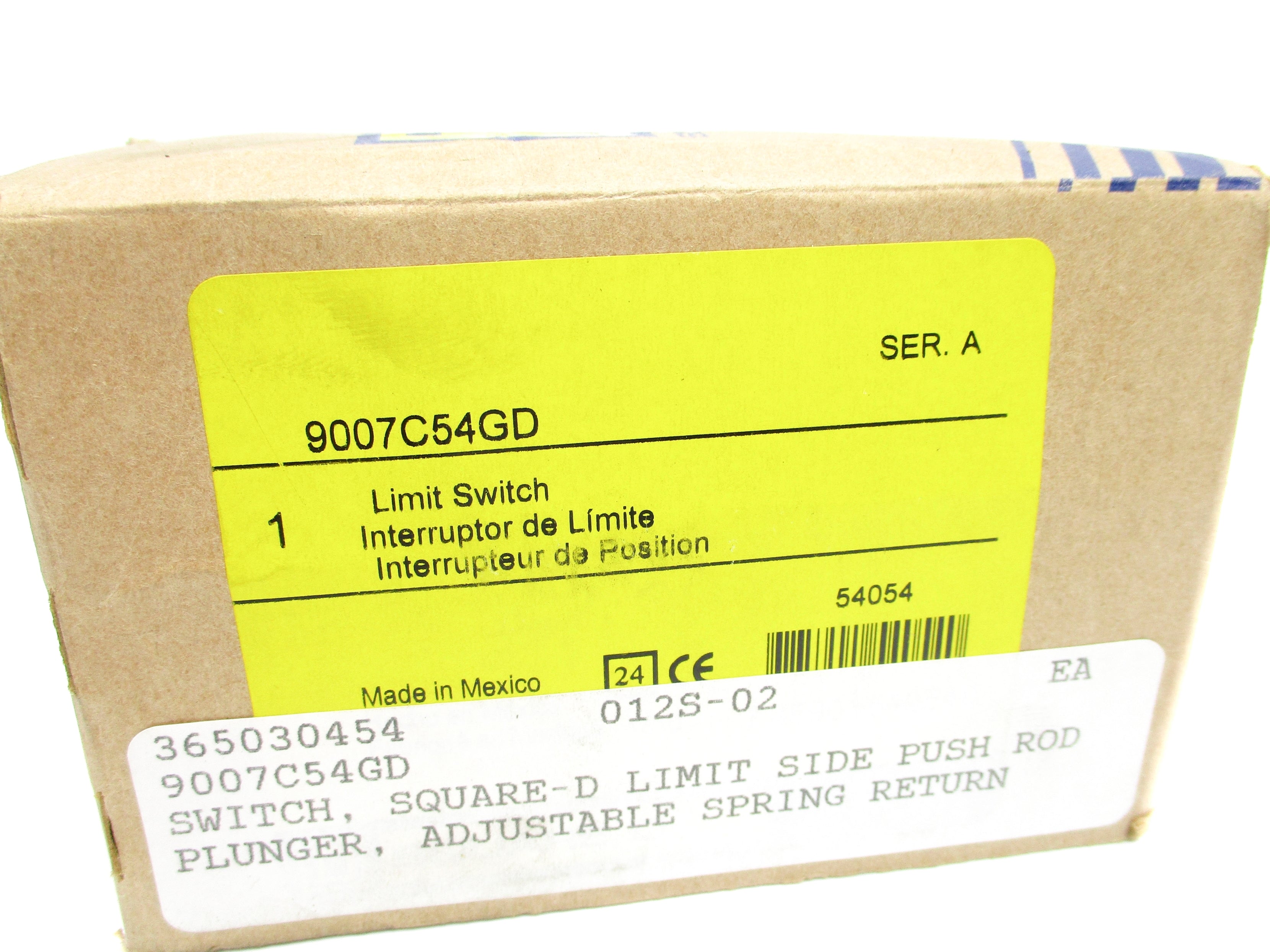 SQUARE D 9007C54GD SER. A NSMP