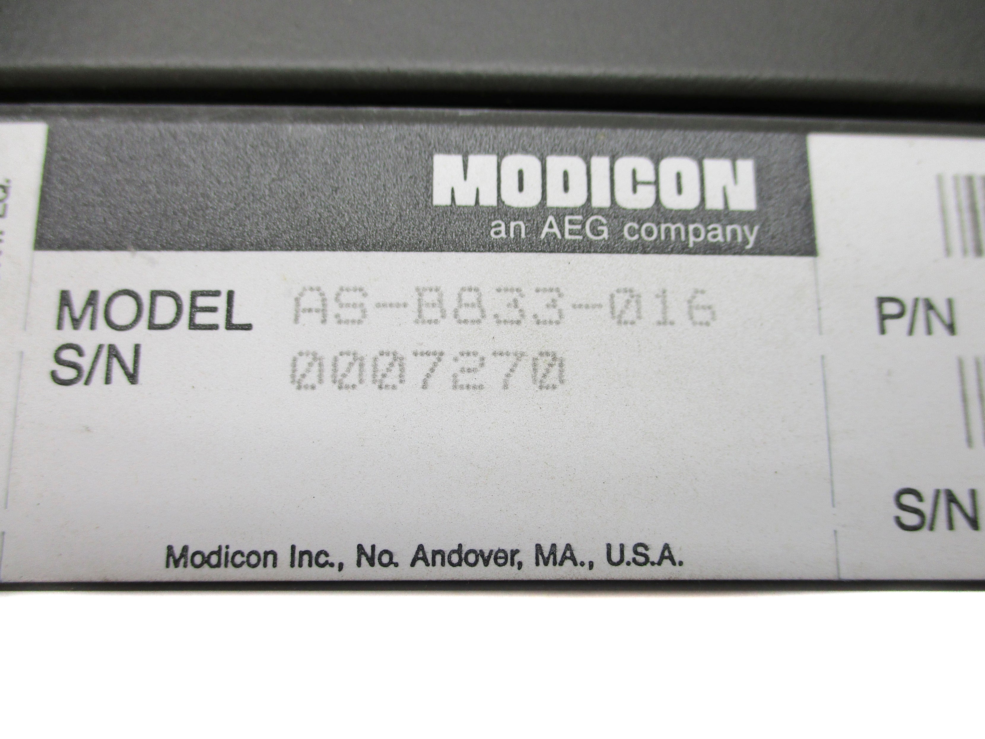 MODICON AS-B833-016 24V UNMP
