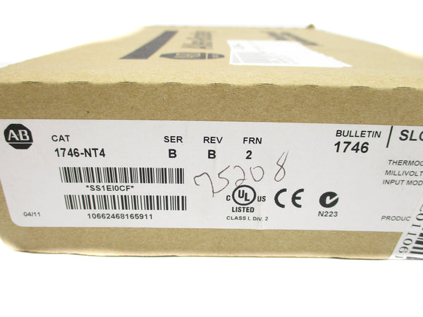 ALLEN BRADLEY 1746-NT4 SER. B F/W 2 NSMP