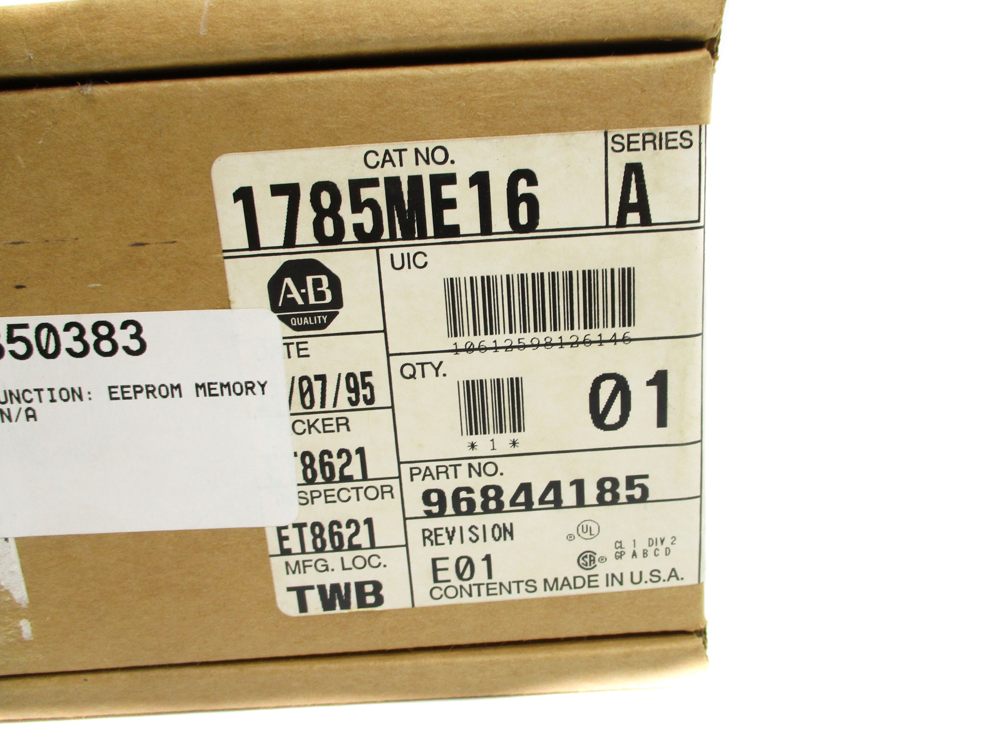 ALLEN BRADLEY 1785-ME16 SER. A NSMP