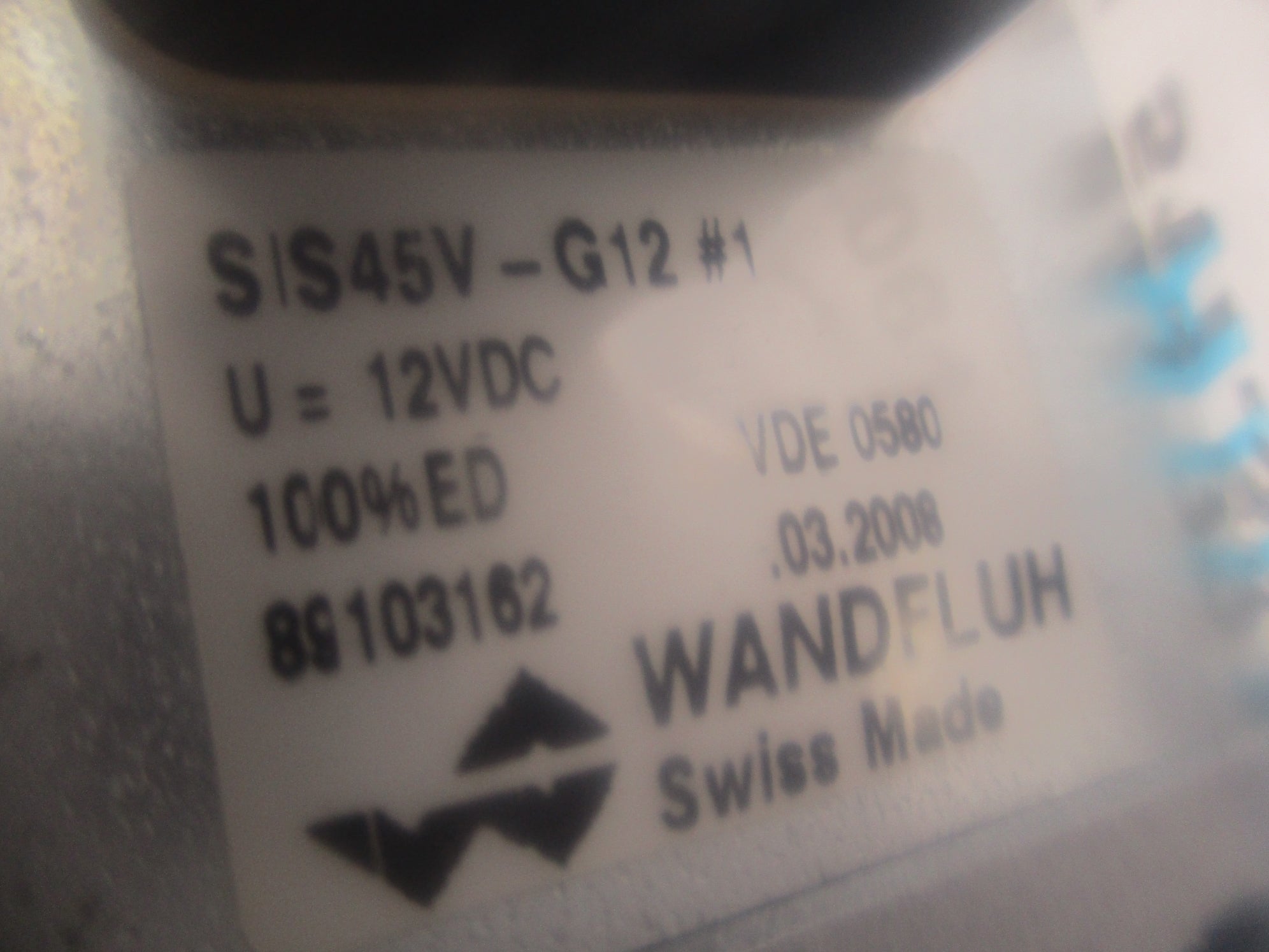 WANDFLUH AS32061a-G12-D1 12VDC NSMP