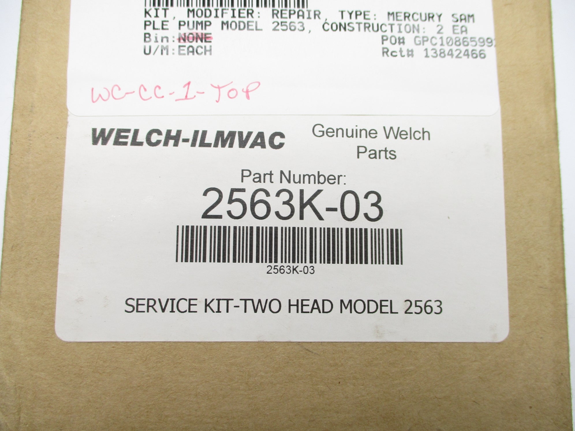 WELCH-ILMVAC 2563K-03 NSFS