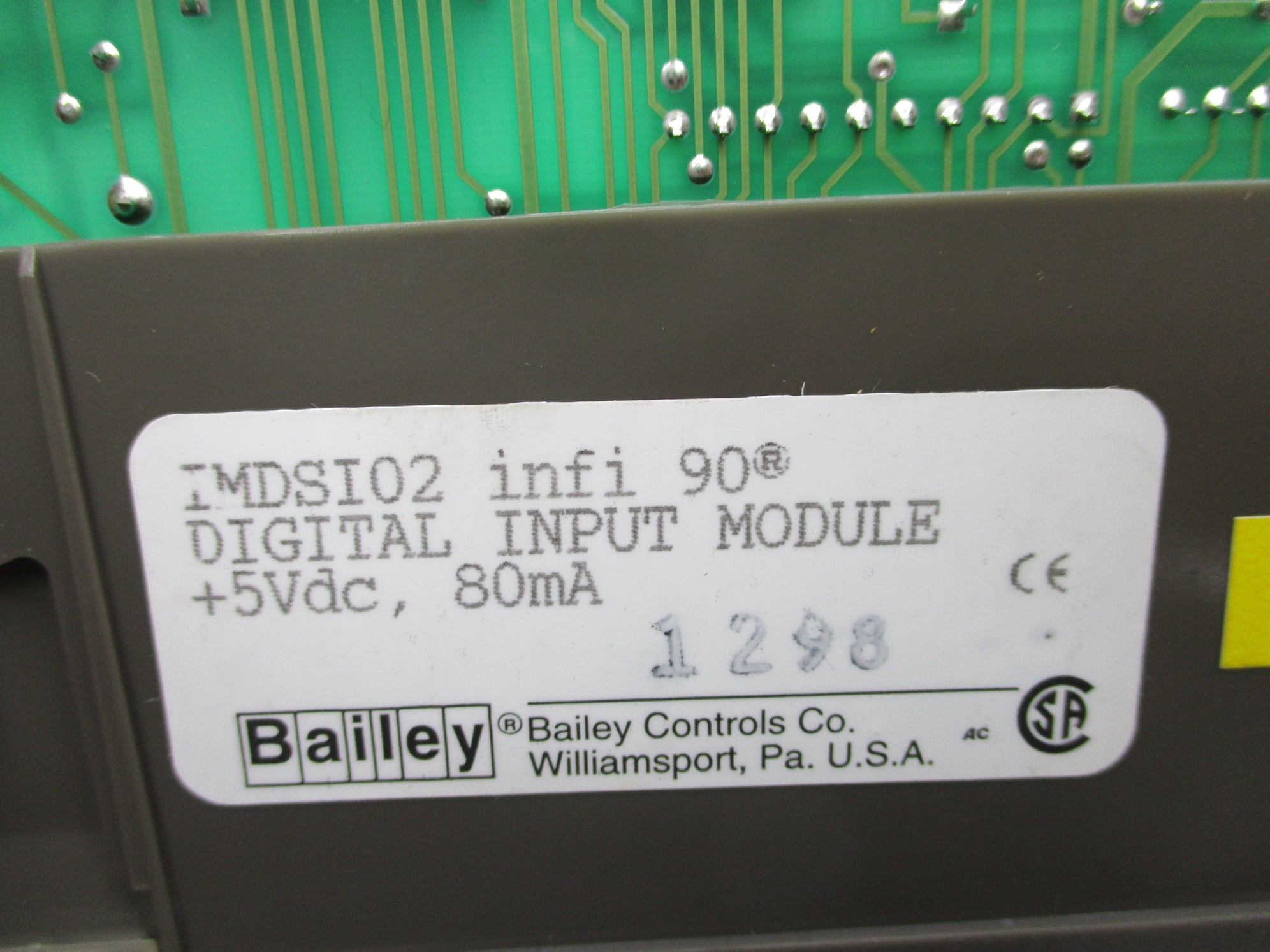 BAILEY IMDSI02 6637607B1 UNMP