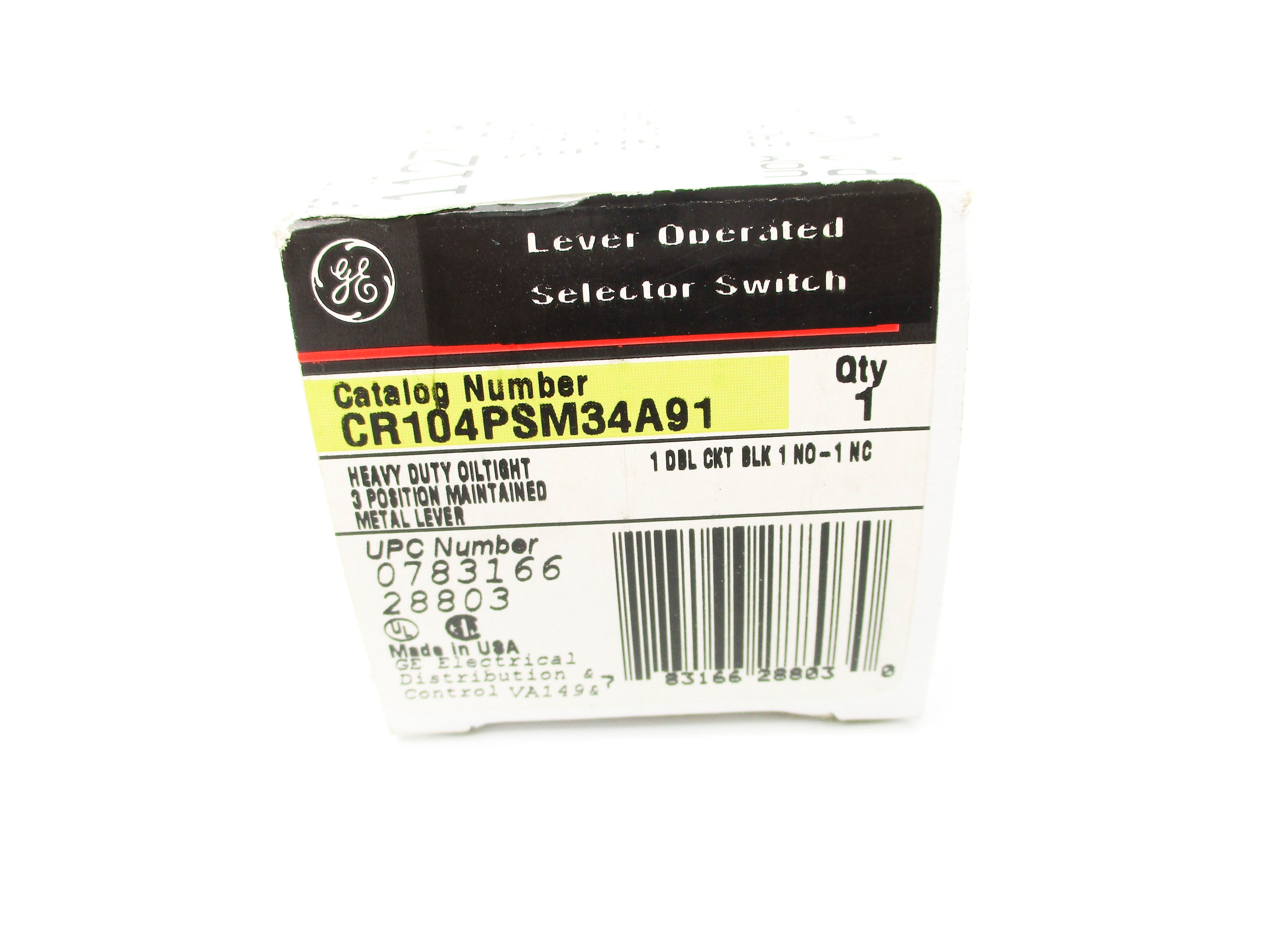 GENERAL ELECTRIC CR104PSM34A91 NSMP