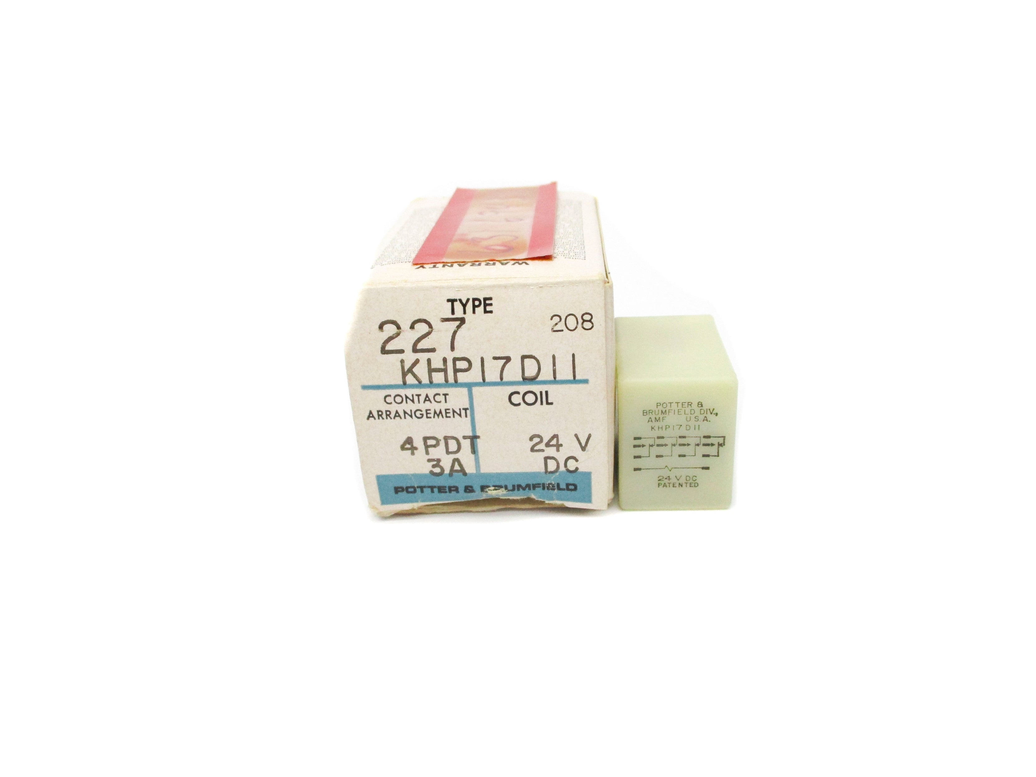 POTTER & BRUMFIELD KHP17D11 3A 24VDC NSMP