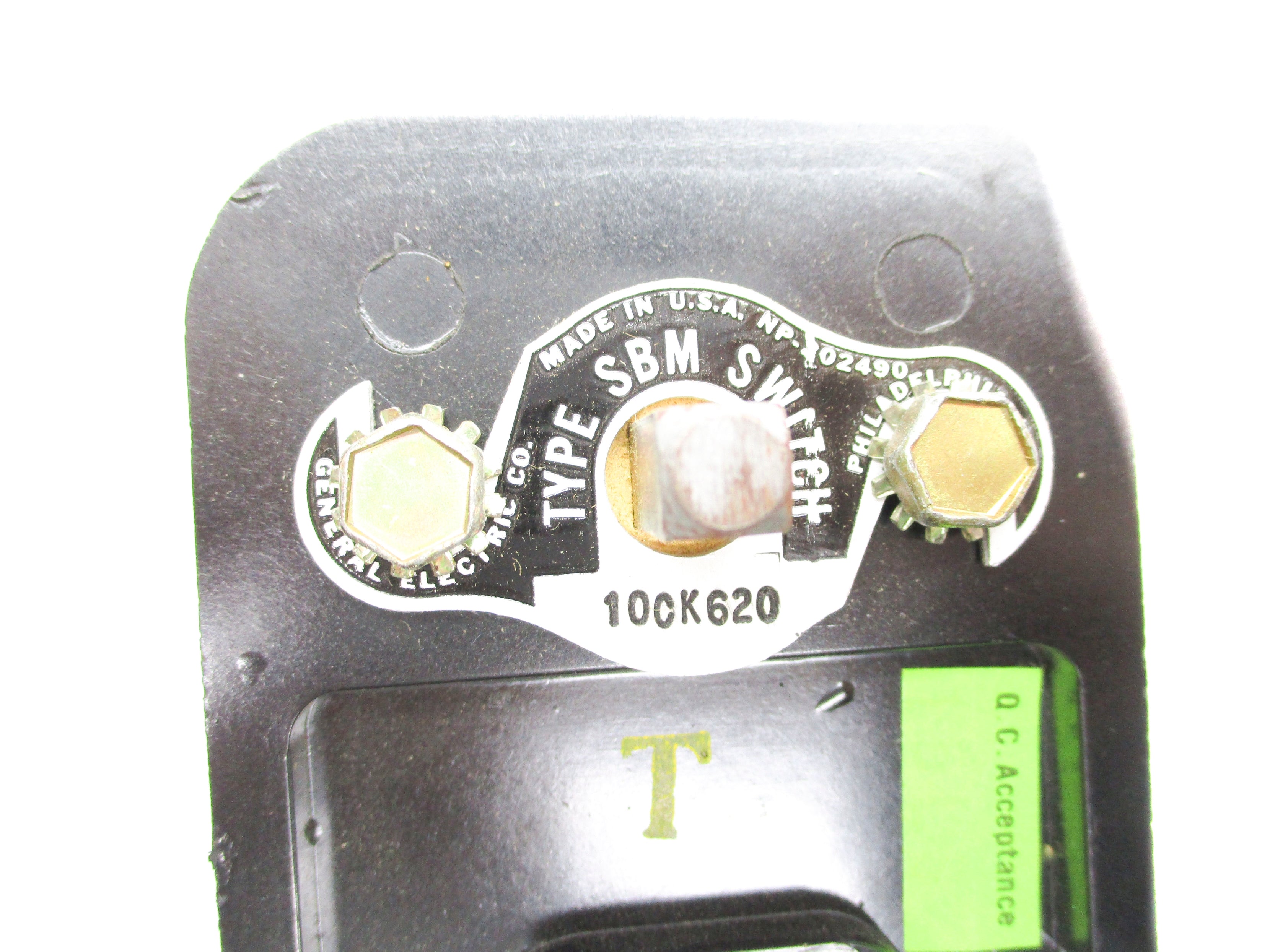 GENERAL ELECTRIC SBM10CK620 NSNP