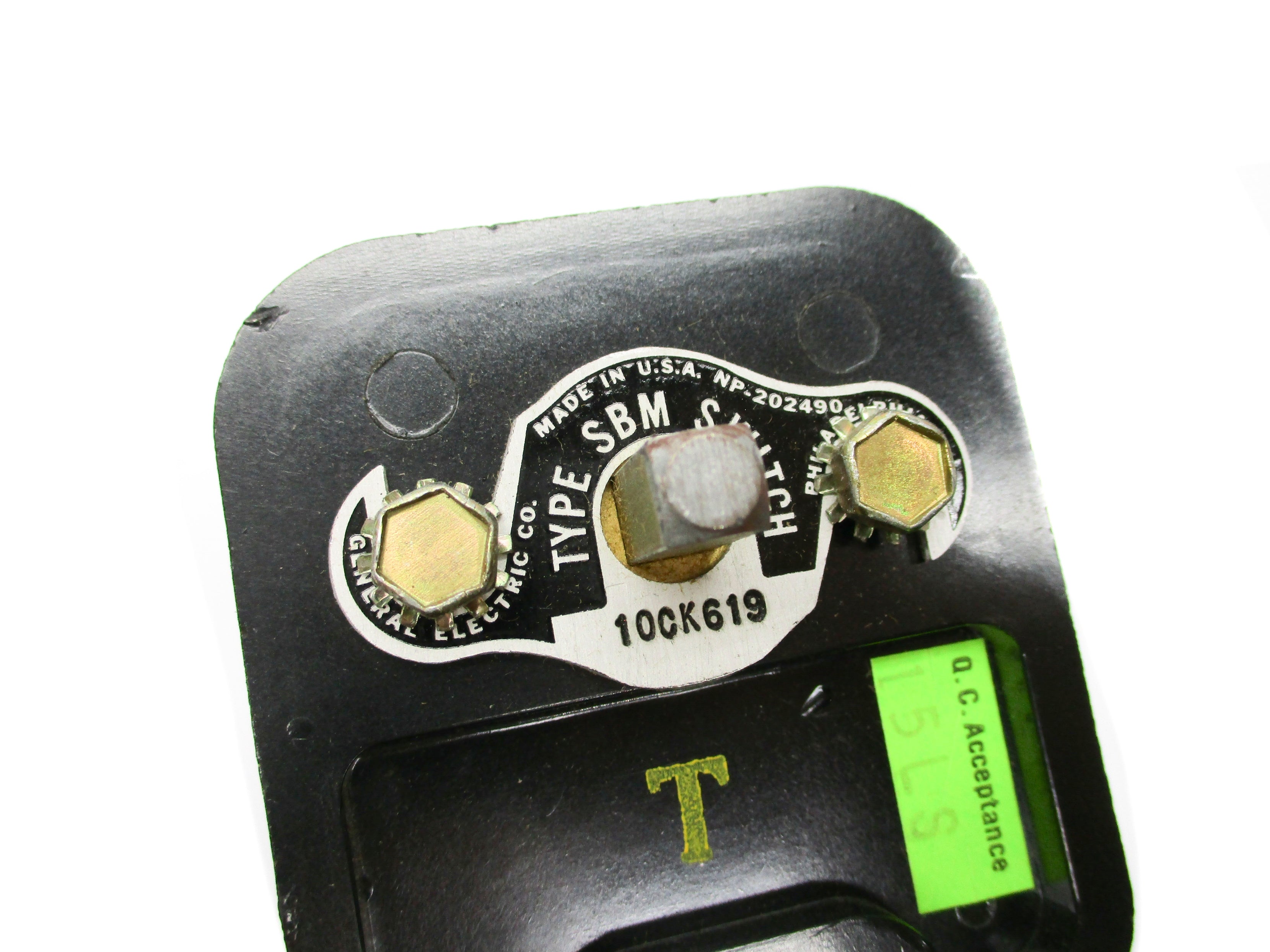GENERAL ELECTRIC SBM10CK619 NSNP